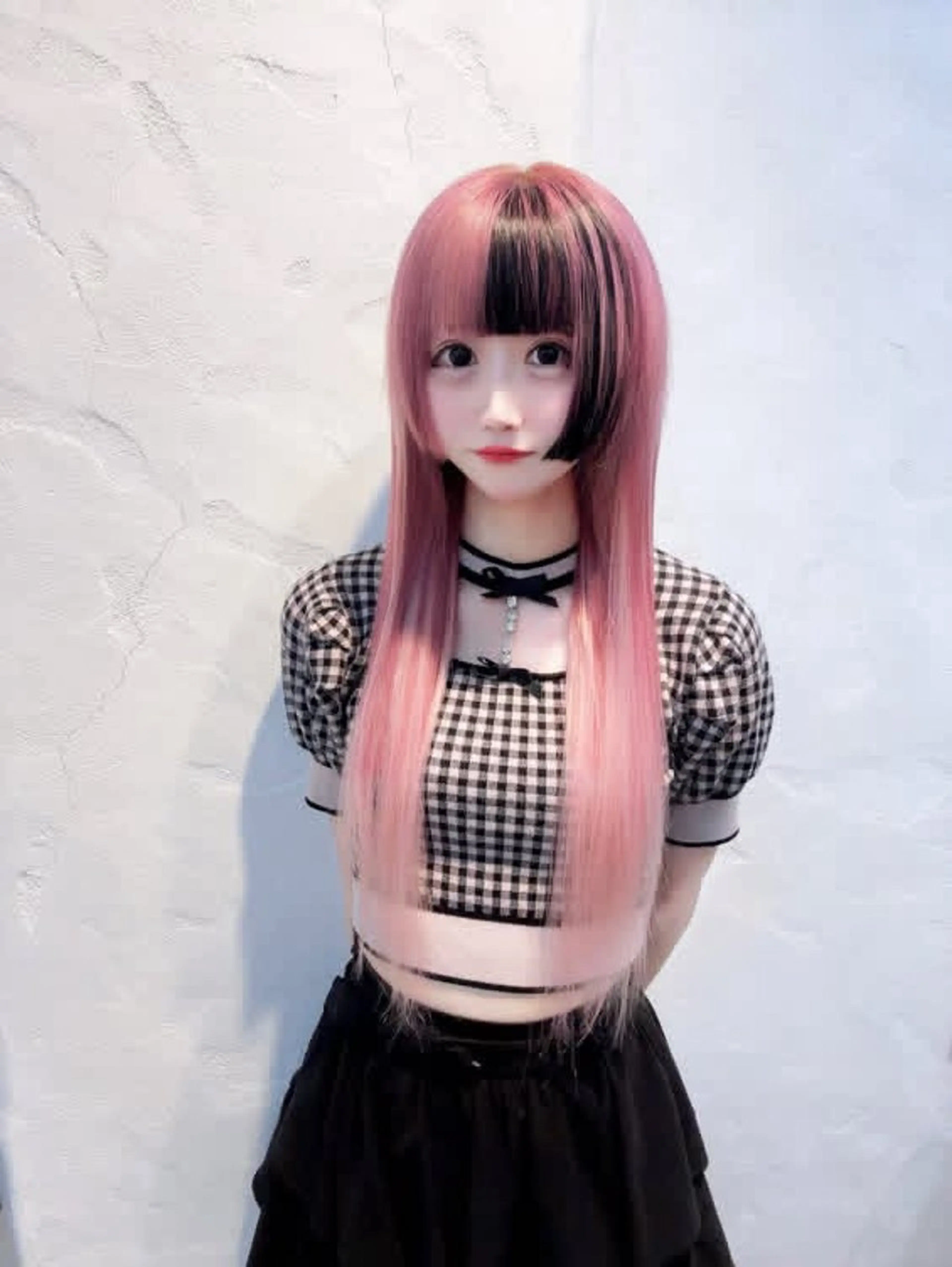 ロング カラー ヘアカラー エクステ ✨最安値✨エクステ カラー🌼つきな🌼のヘアスタイル