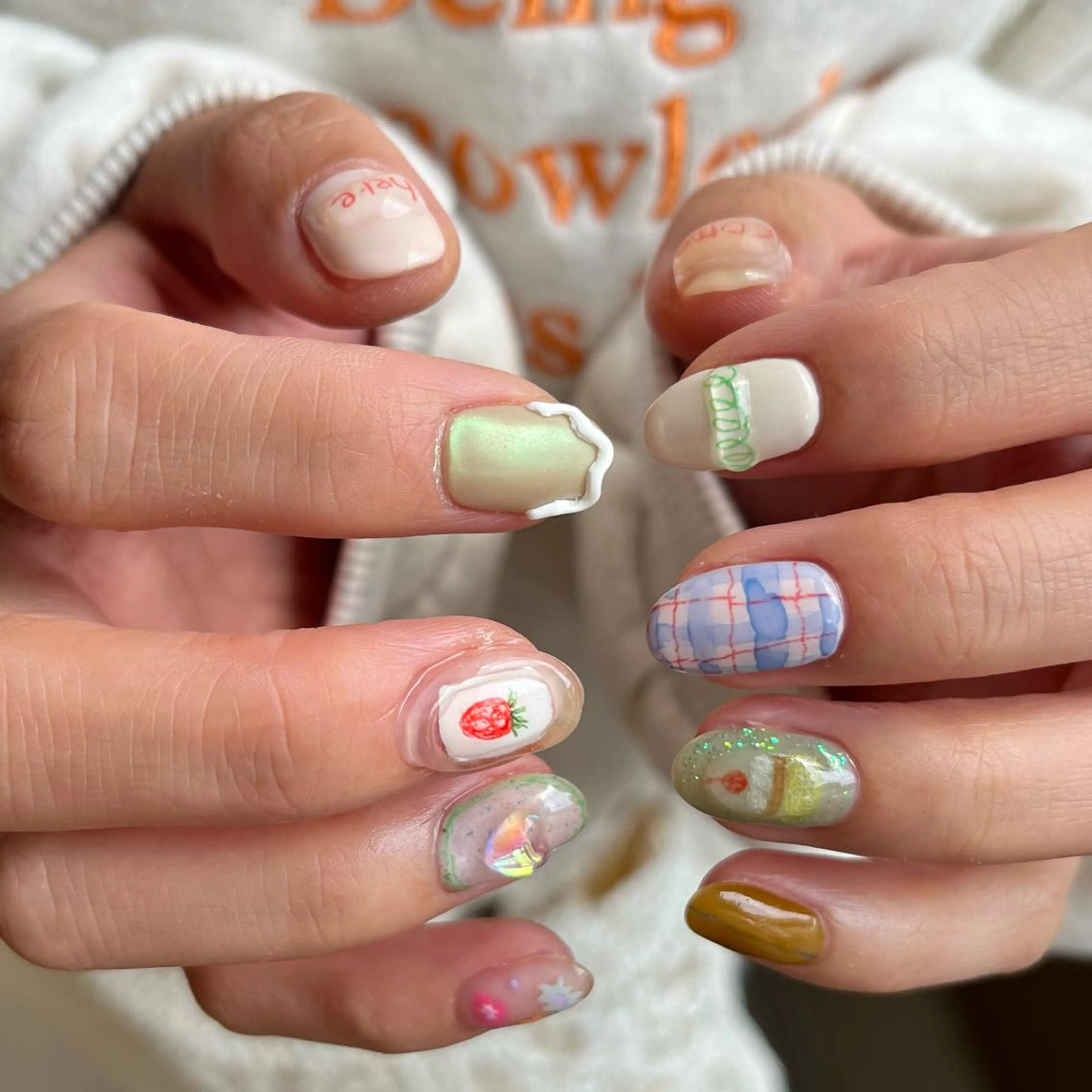 ネイル 持ち込み ハンドネイル nail salon O (en)所属・vegh. nail／阿波座のネイルデザイン