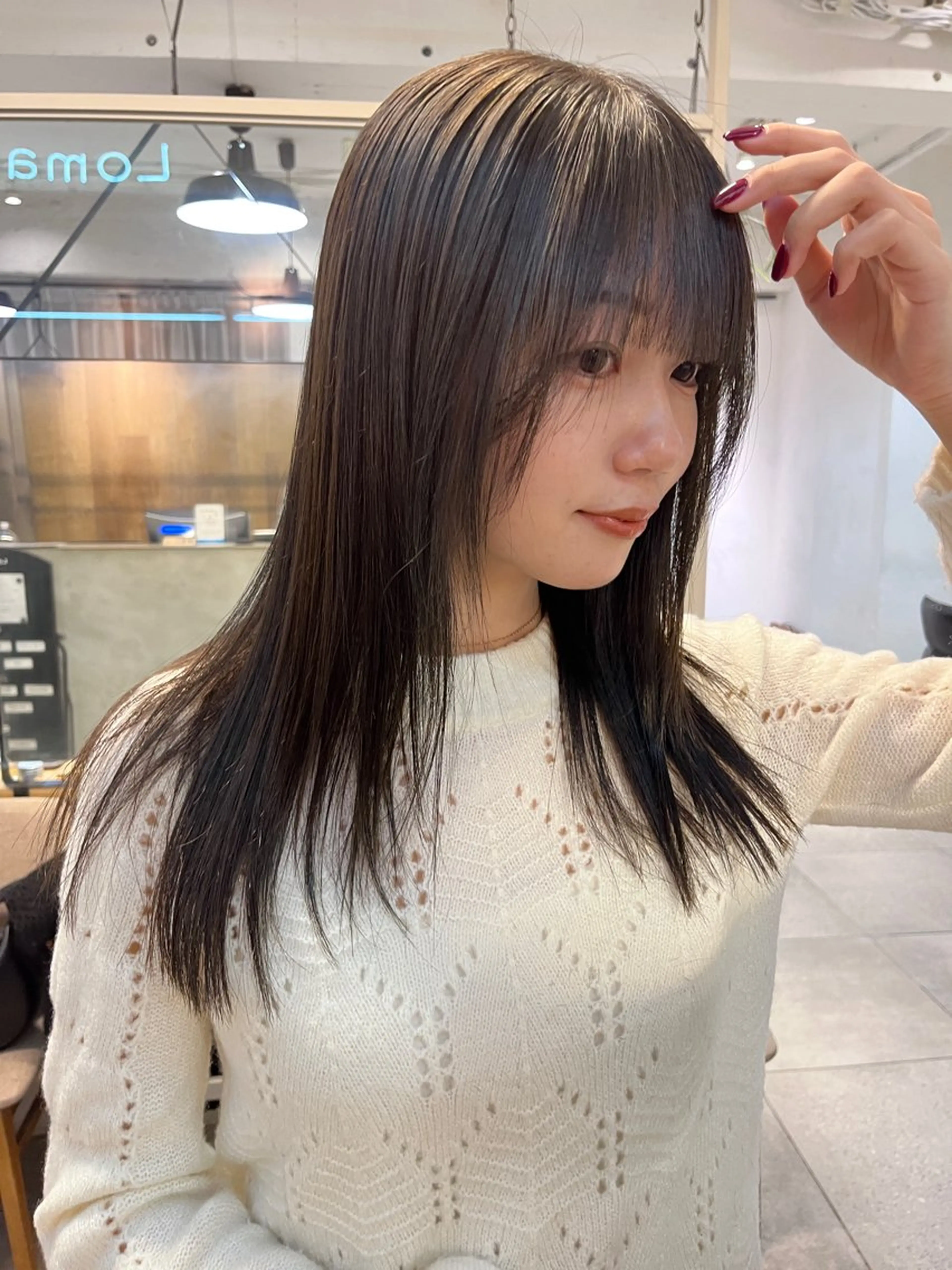 ミディアム カラー 透明感カラー ナチュラルなヘア /ヨシダトモキのヘアスタイル