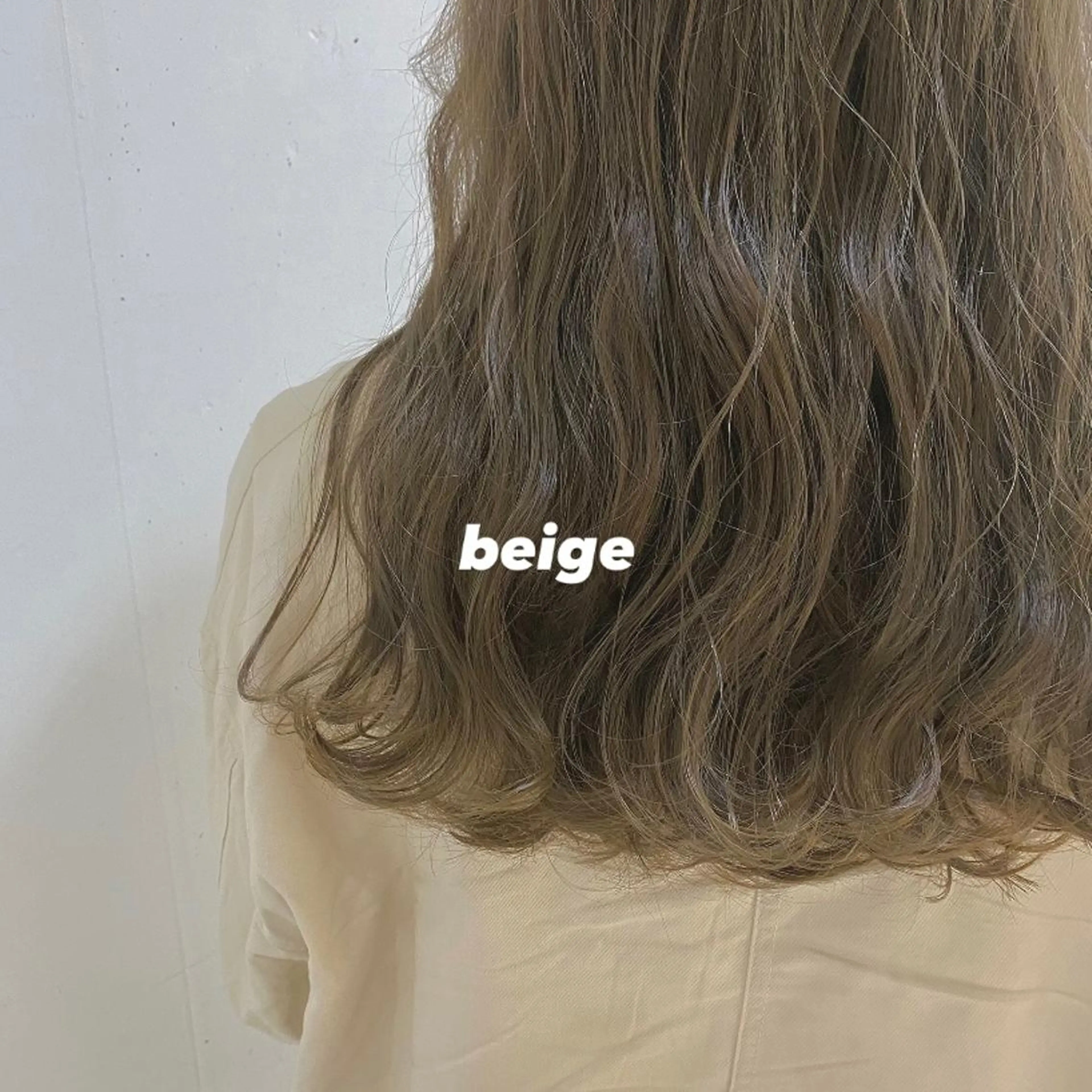 外国人風カラー+カットの写真