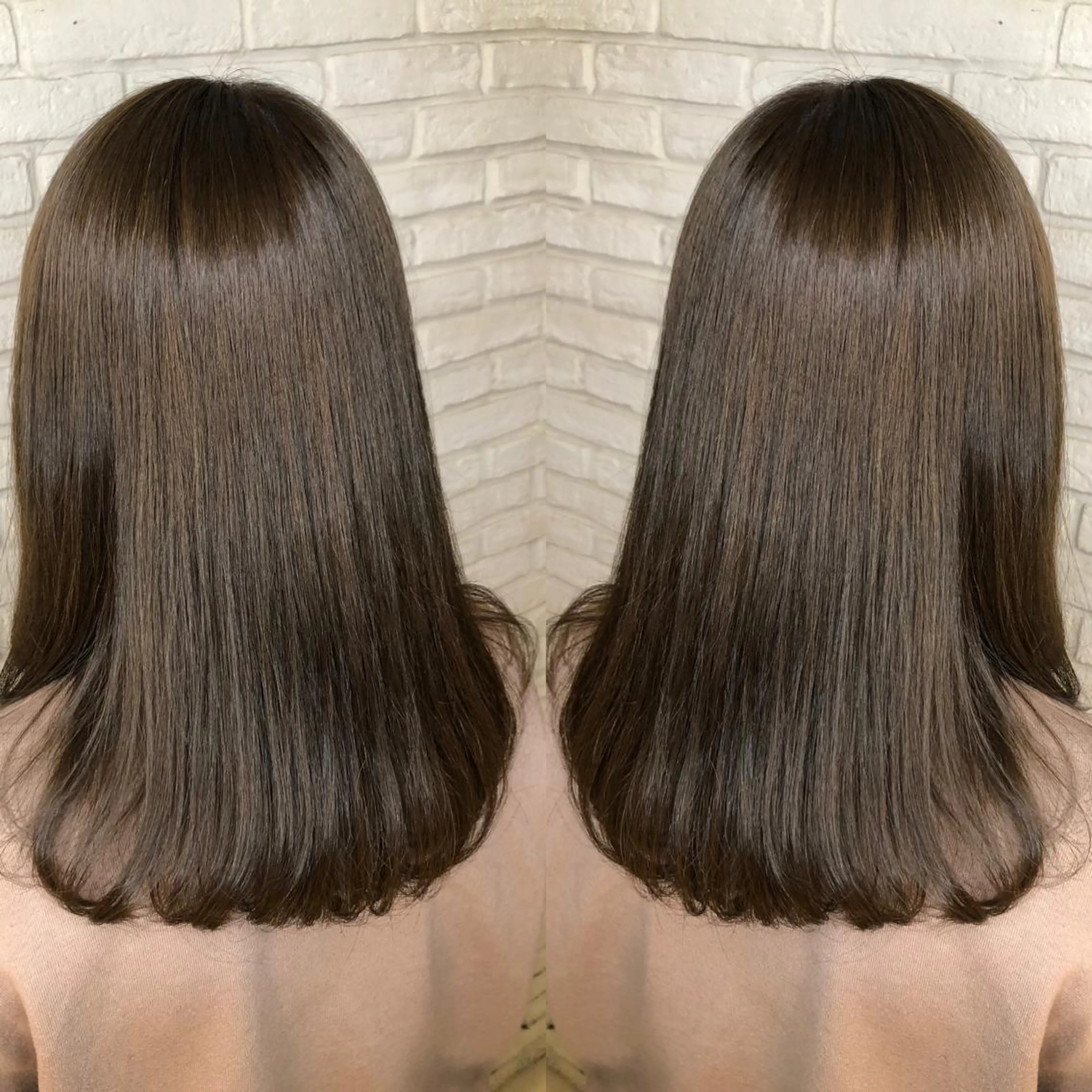 😍カット&潤い艶カラー&ベーストリートメント❣️(ブラウンベースでナチュラルなカラーで艶感が欲しい人向け)の写真