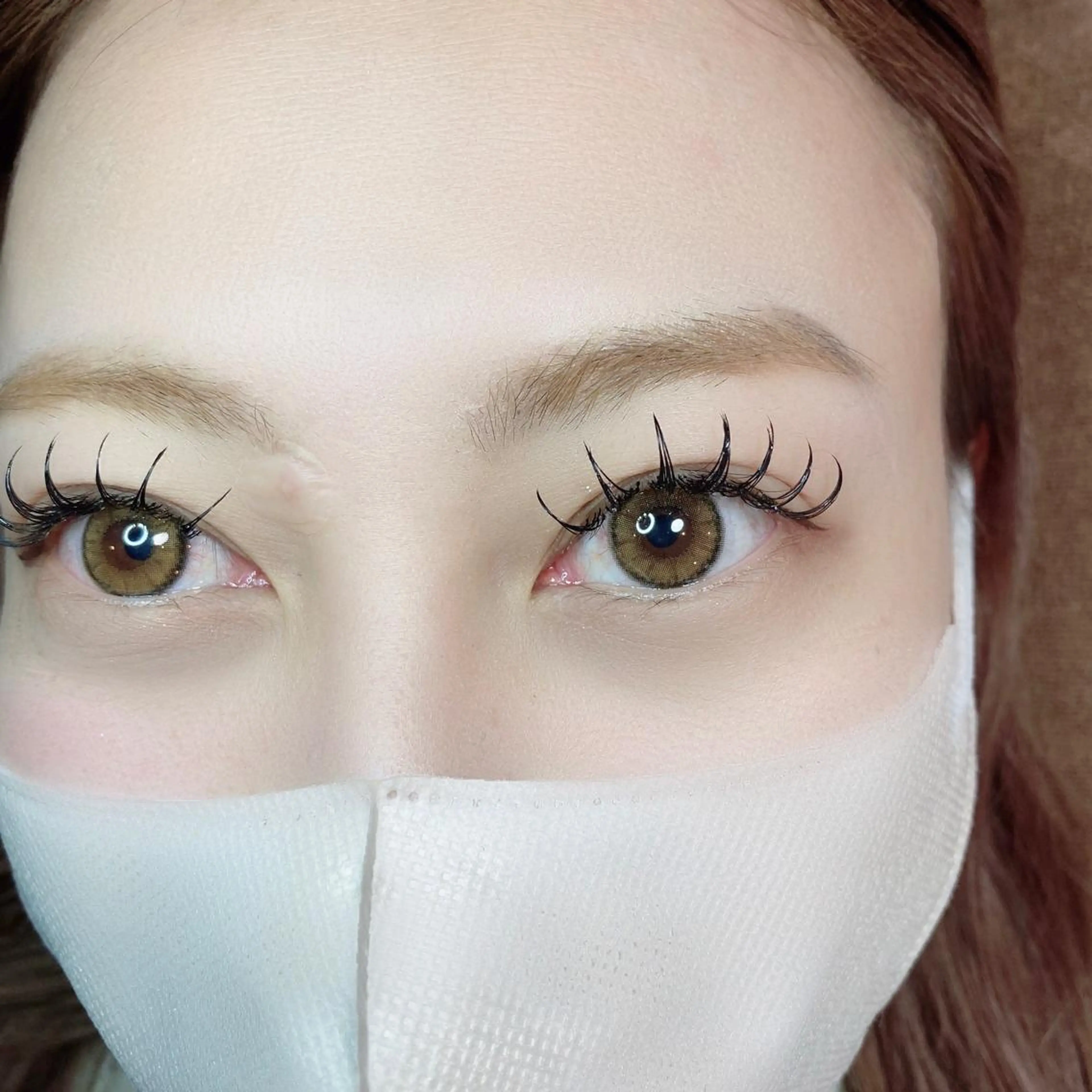 マツエク・マツパ 束感まつ毛 フラットラッシュ マツエク LaLa Peachのマツエク・マツパデザイン