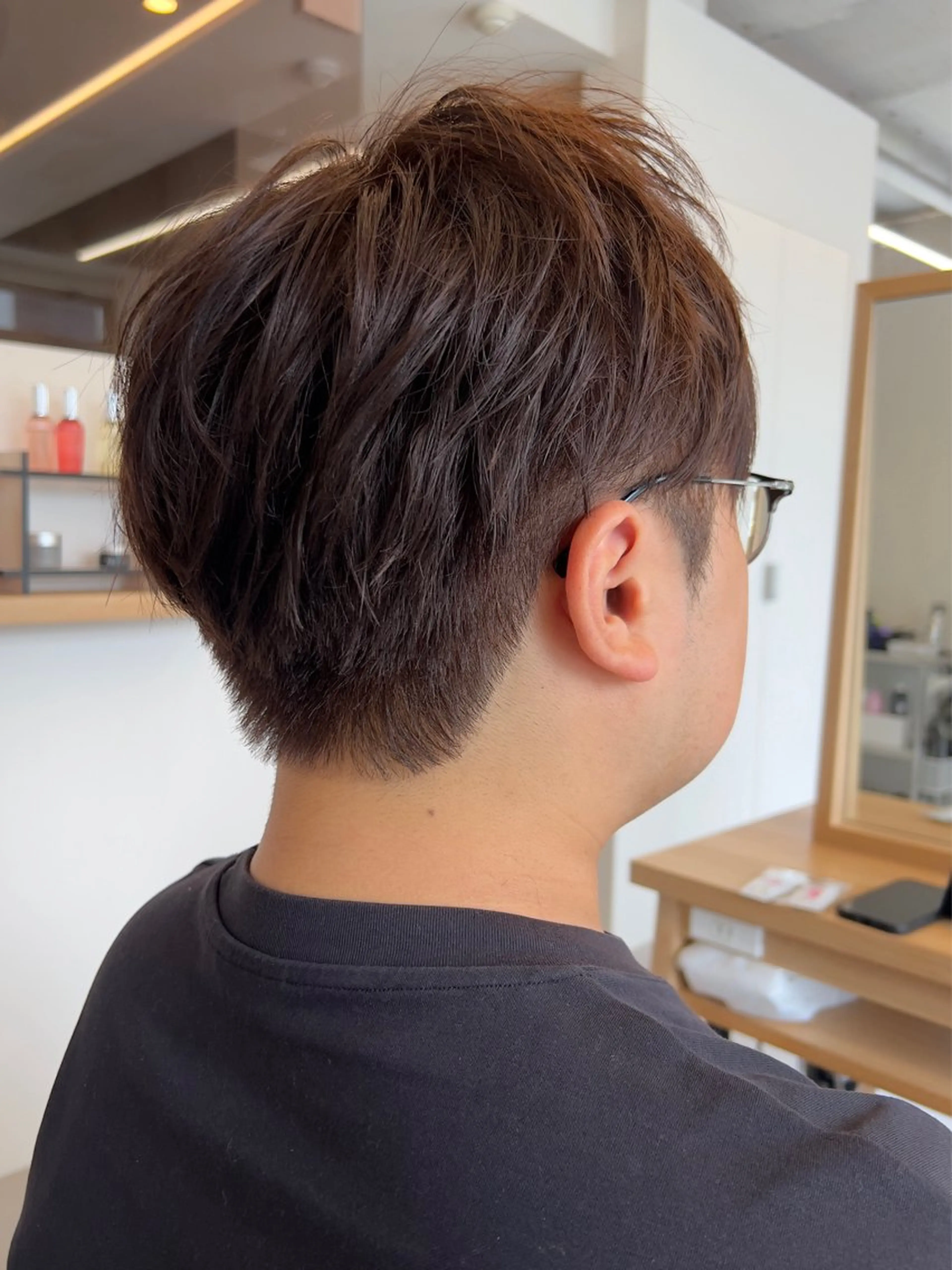 カラー メンズ カット ヘアカラー トリートメント タナカ マヤ/金沢八景のヘアスタイル