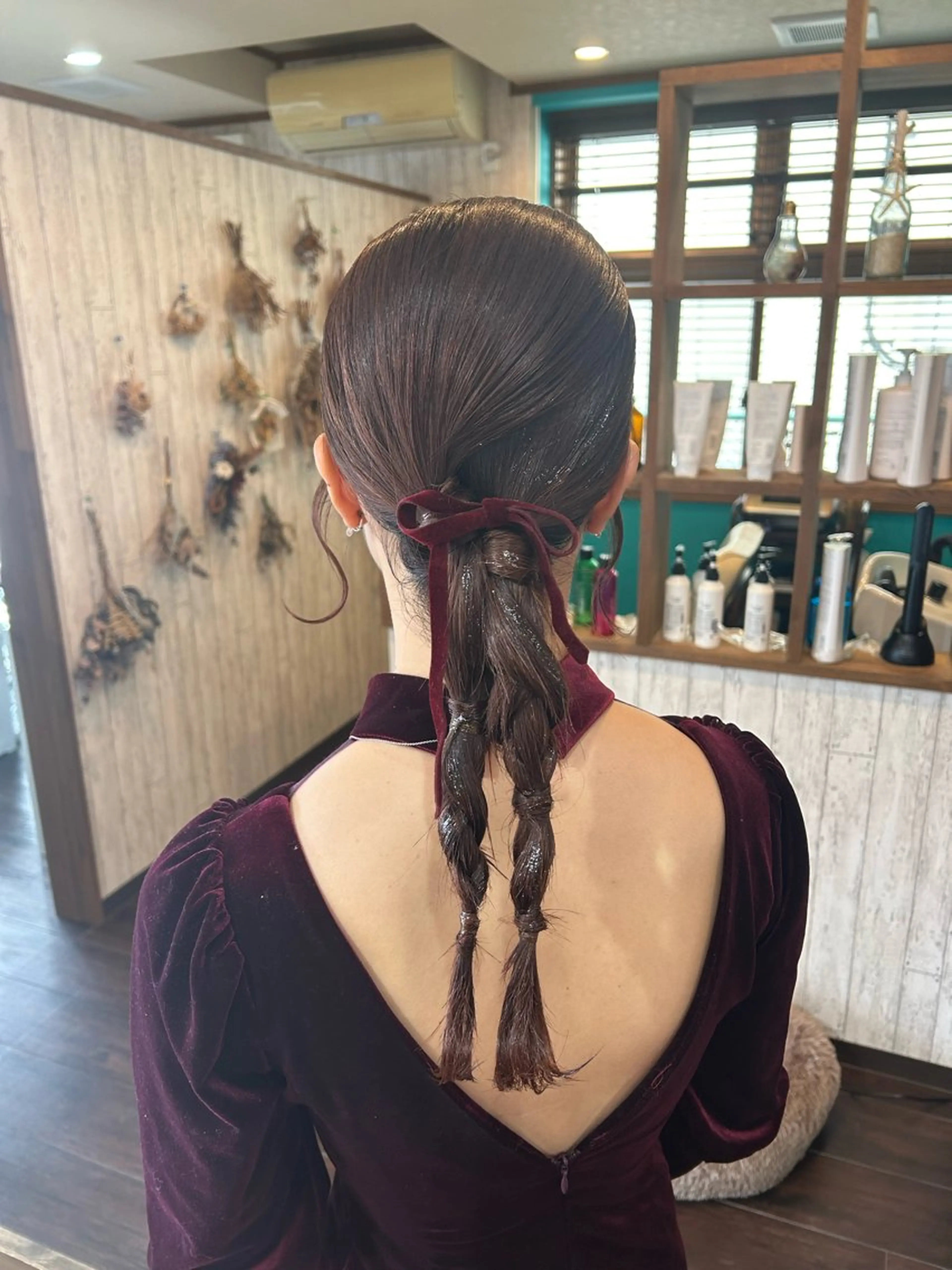 セミロング 早坂 さくらのヘアスタイル