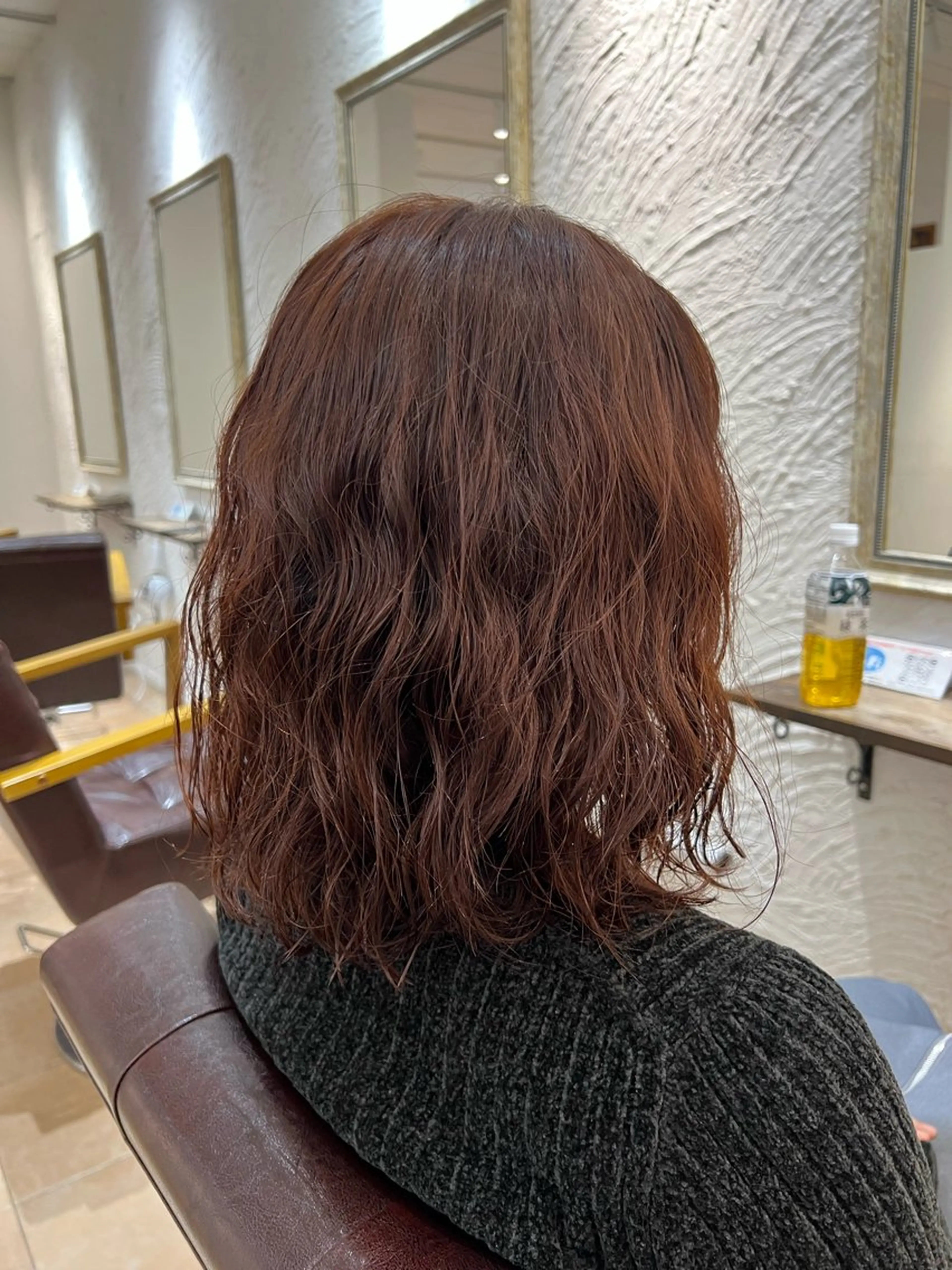 ミディアム カラー パーマ 🥀韓国ヘア🥀 宮津真菜のヘアスタイル