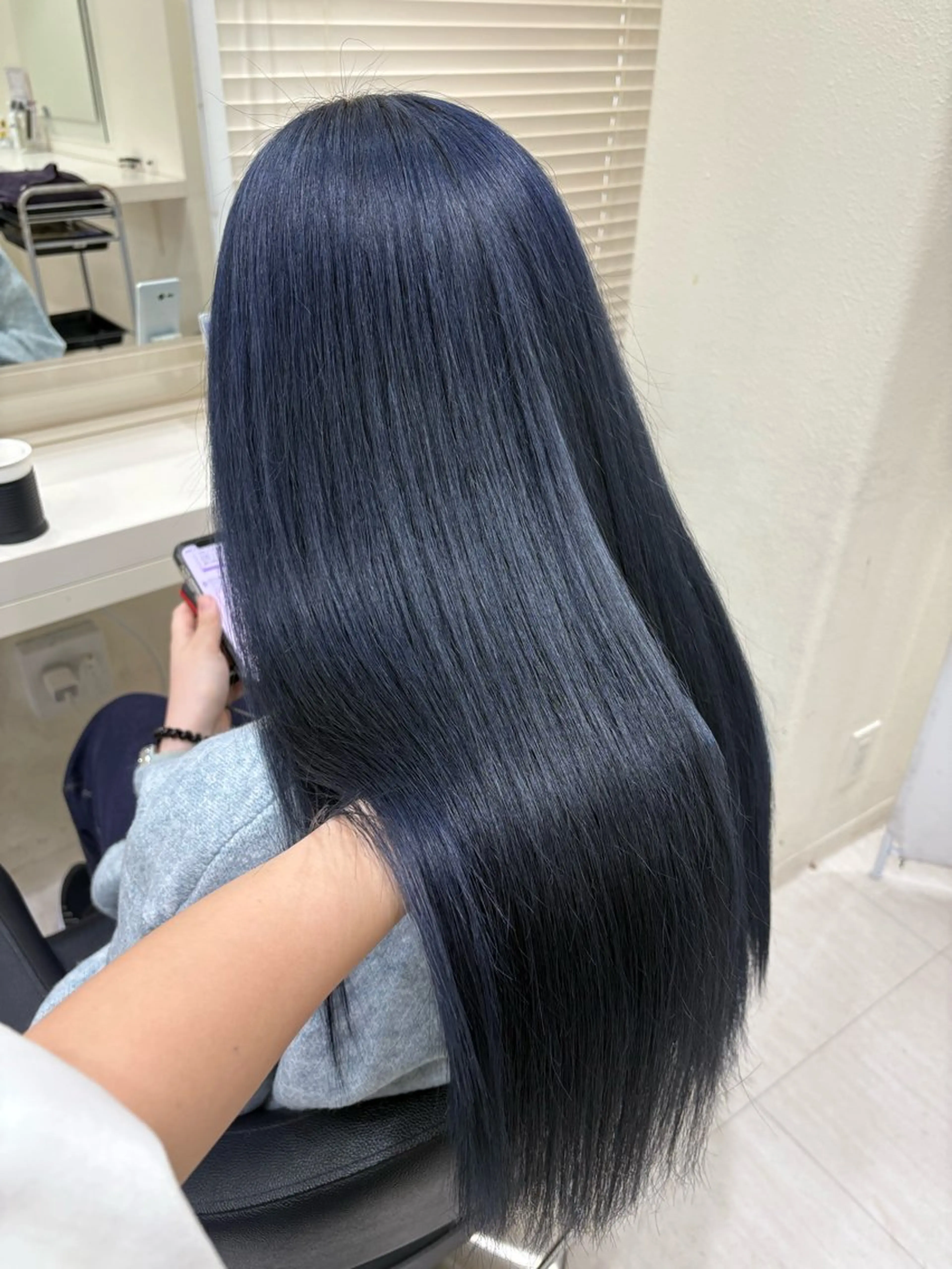 セミロング カラー ヘアアレンジ ヘアカラー 💟RINNA 艶カラー💟のヘアスタイル