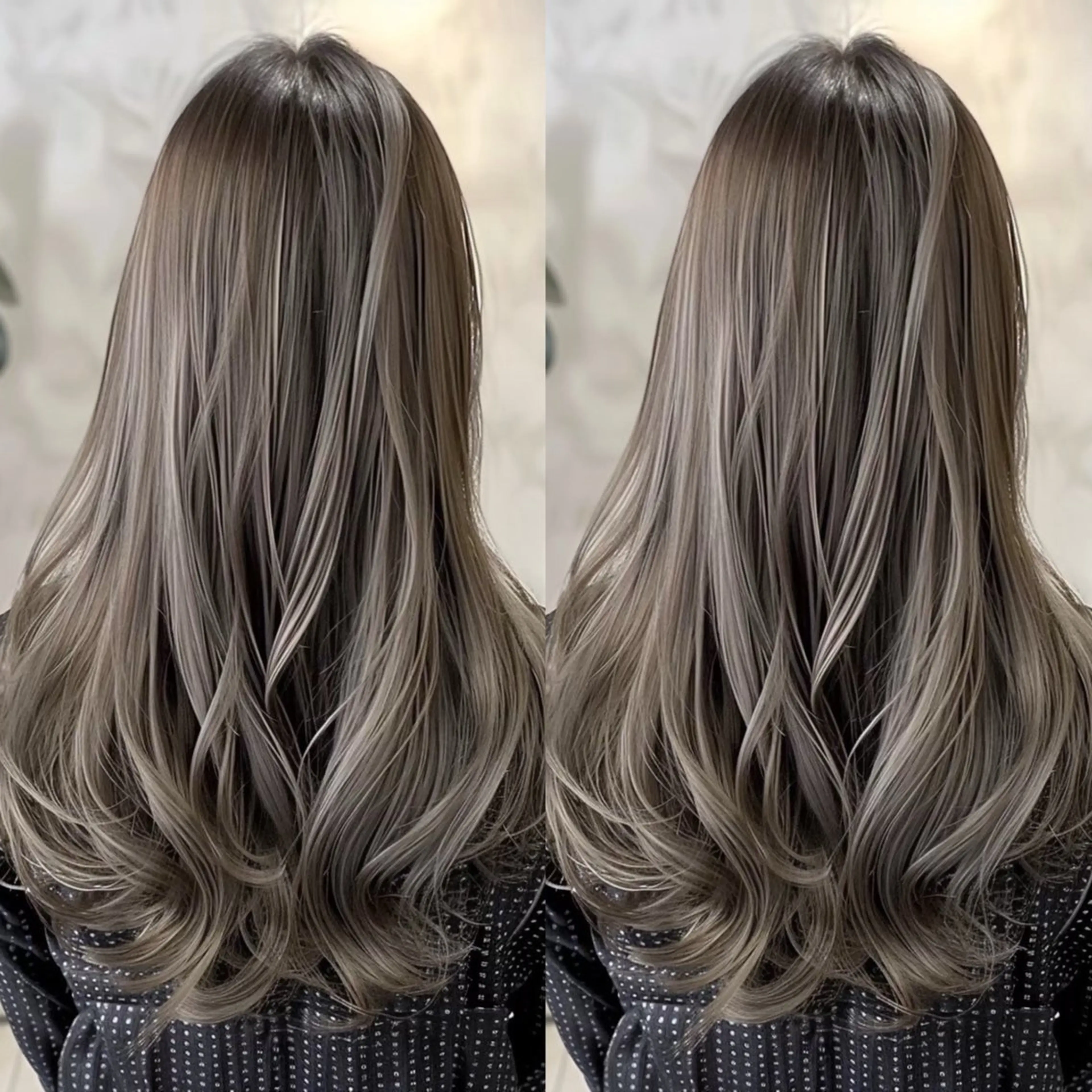 ロング シールエクステ/ ダブルカラー/茉央のヘアスタイル