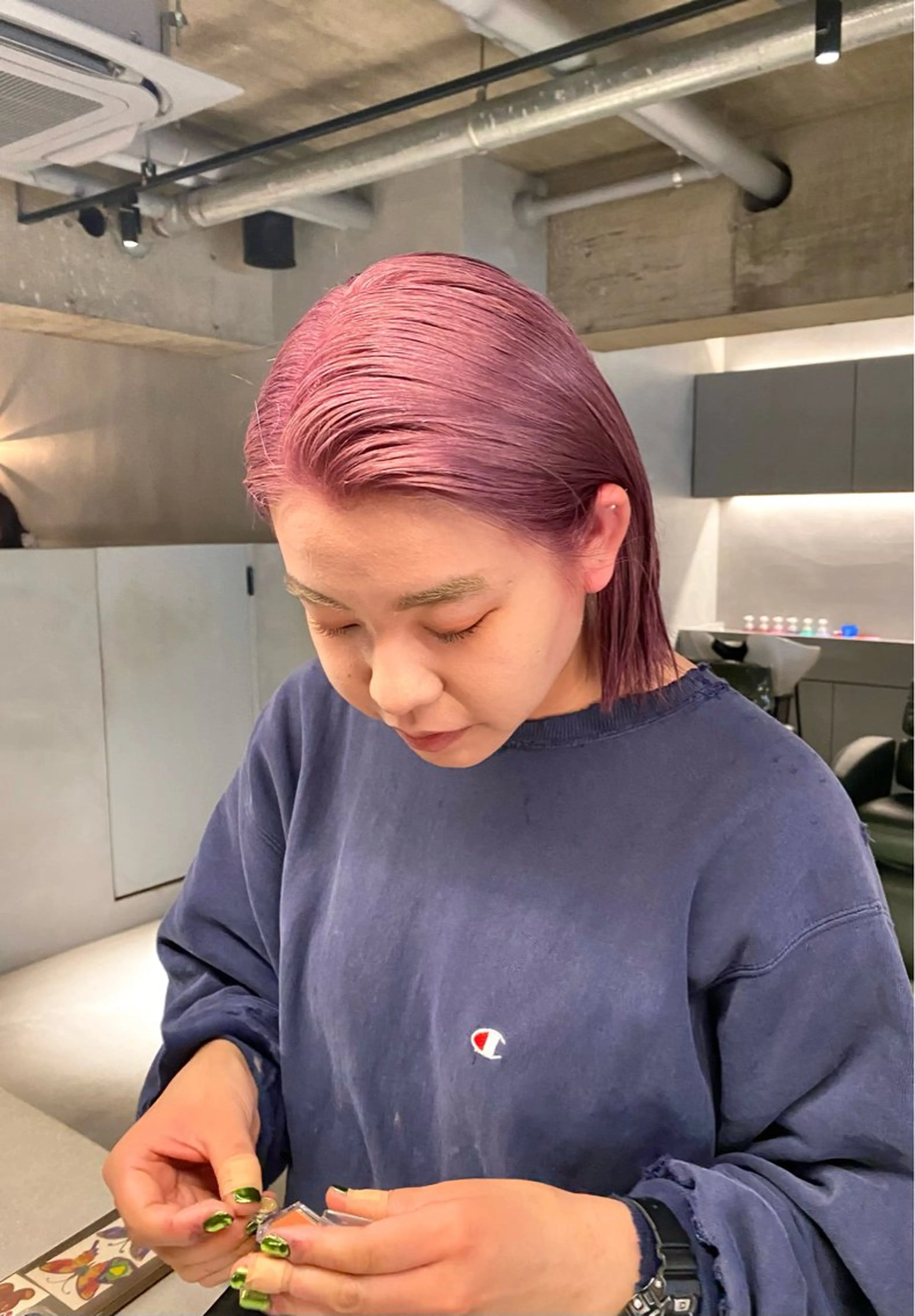 【U24限定】  カラー＋リタッチブリーチ+クイックトリートメントの写真