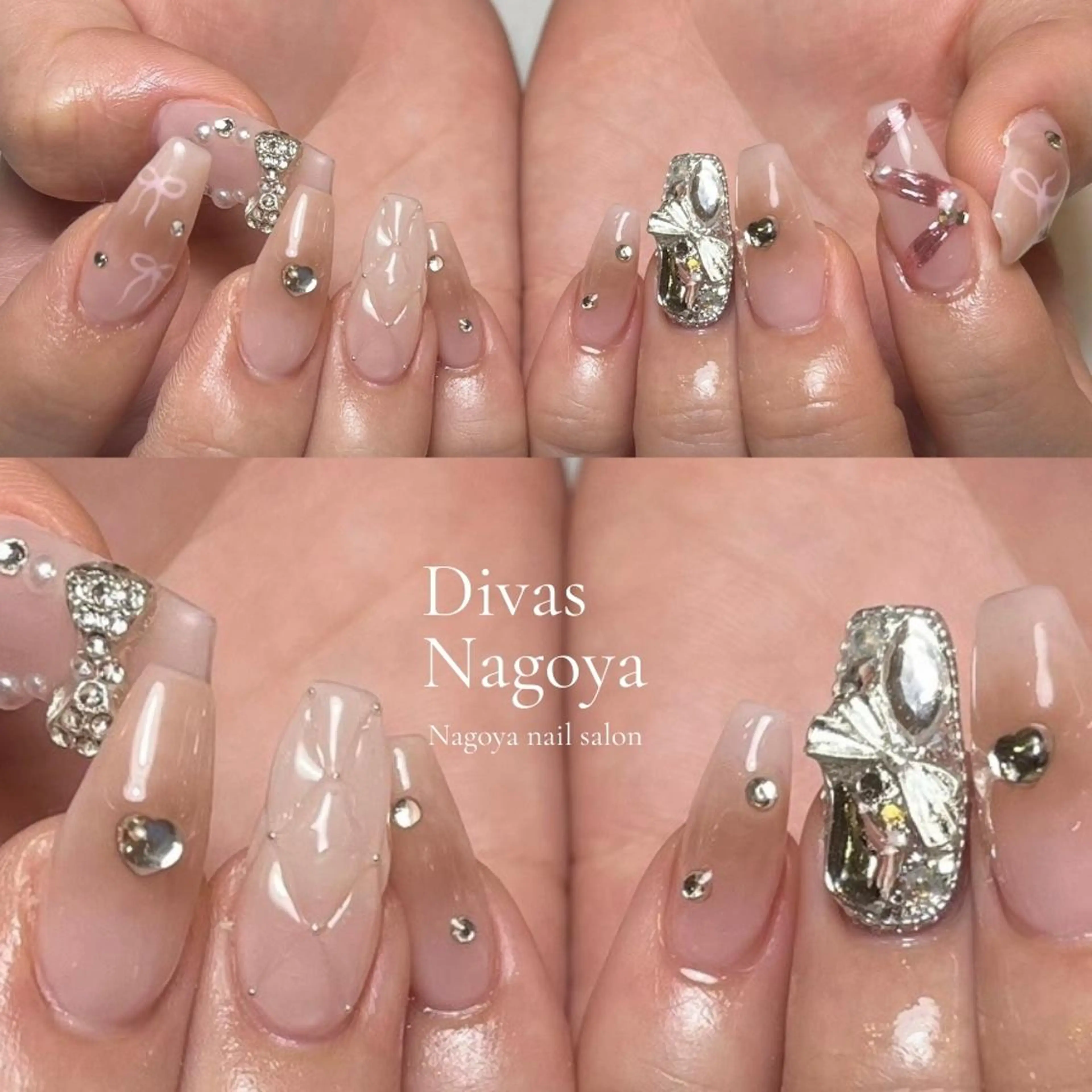 ネイル 長さ出し ジェルネイル 韓国ネイル マグネットネイル 持ち込み 🎀Sakae D.d nail🎀のネイルデザイン