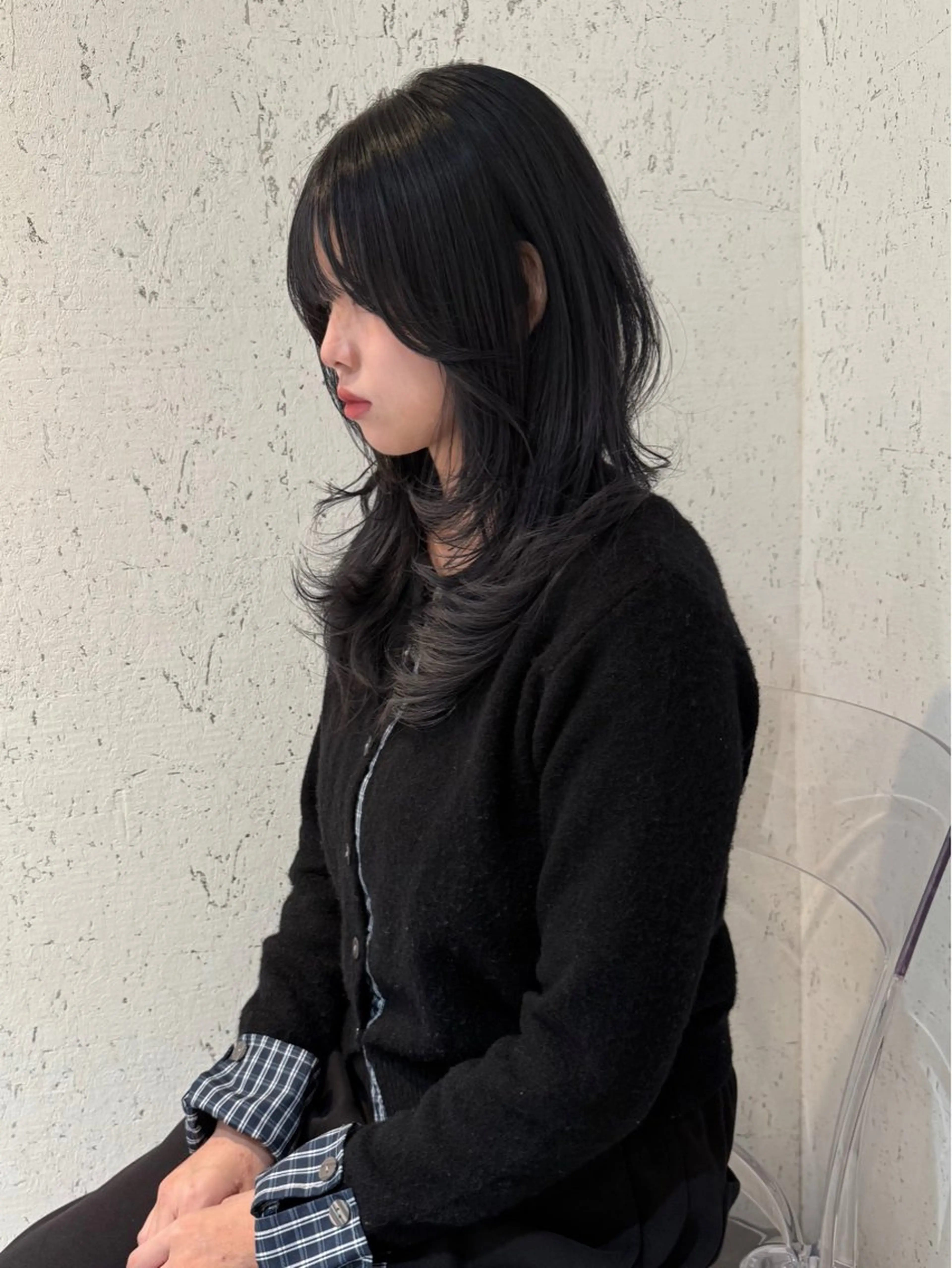 セミロング カラー カット ヘアカラー トリートメント mai / linoah˚✧のヘアスタイル