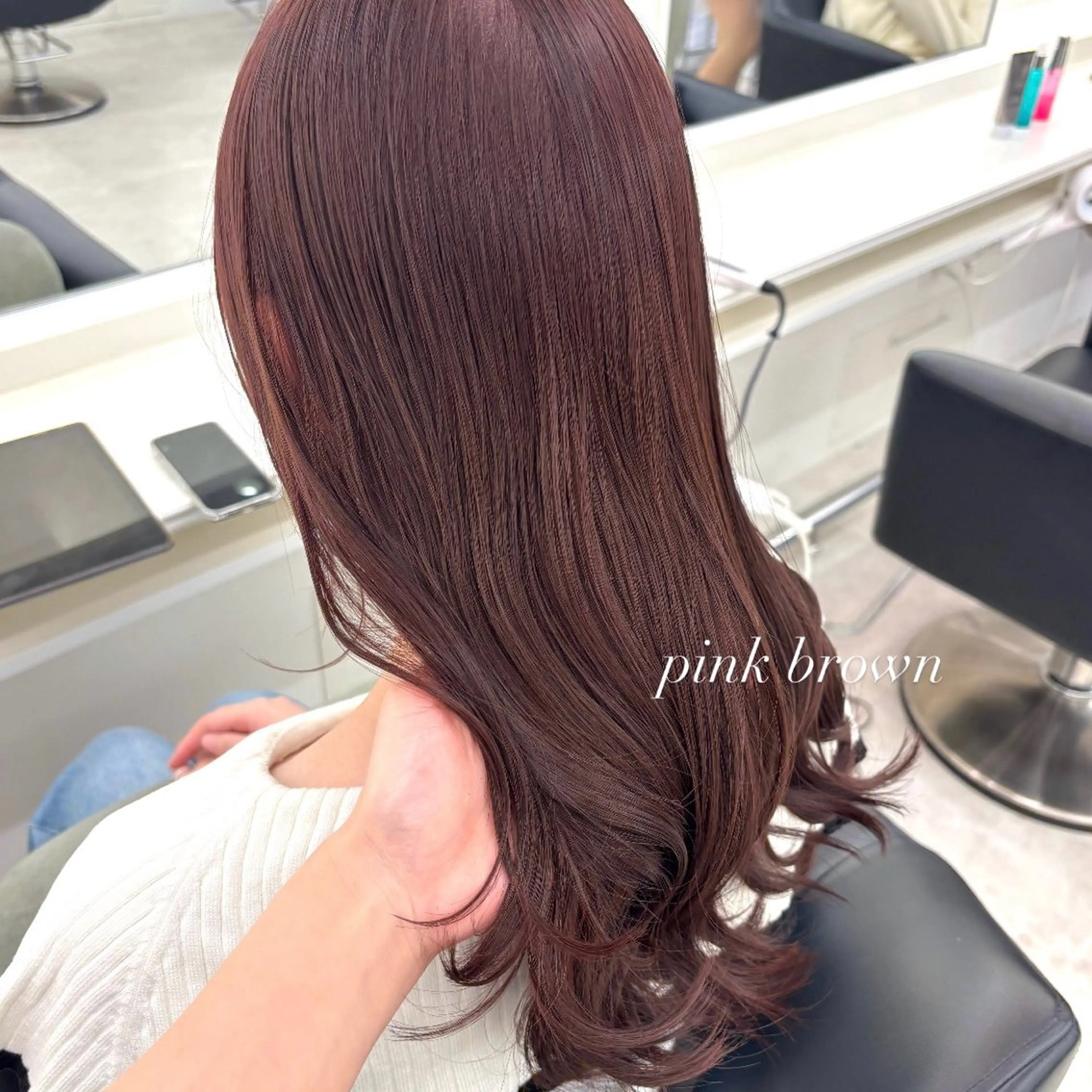 ロング ヘアカラー Parve Mix / 根本 梨湖🫧のヘアスタイル