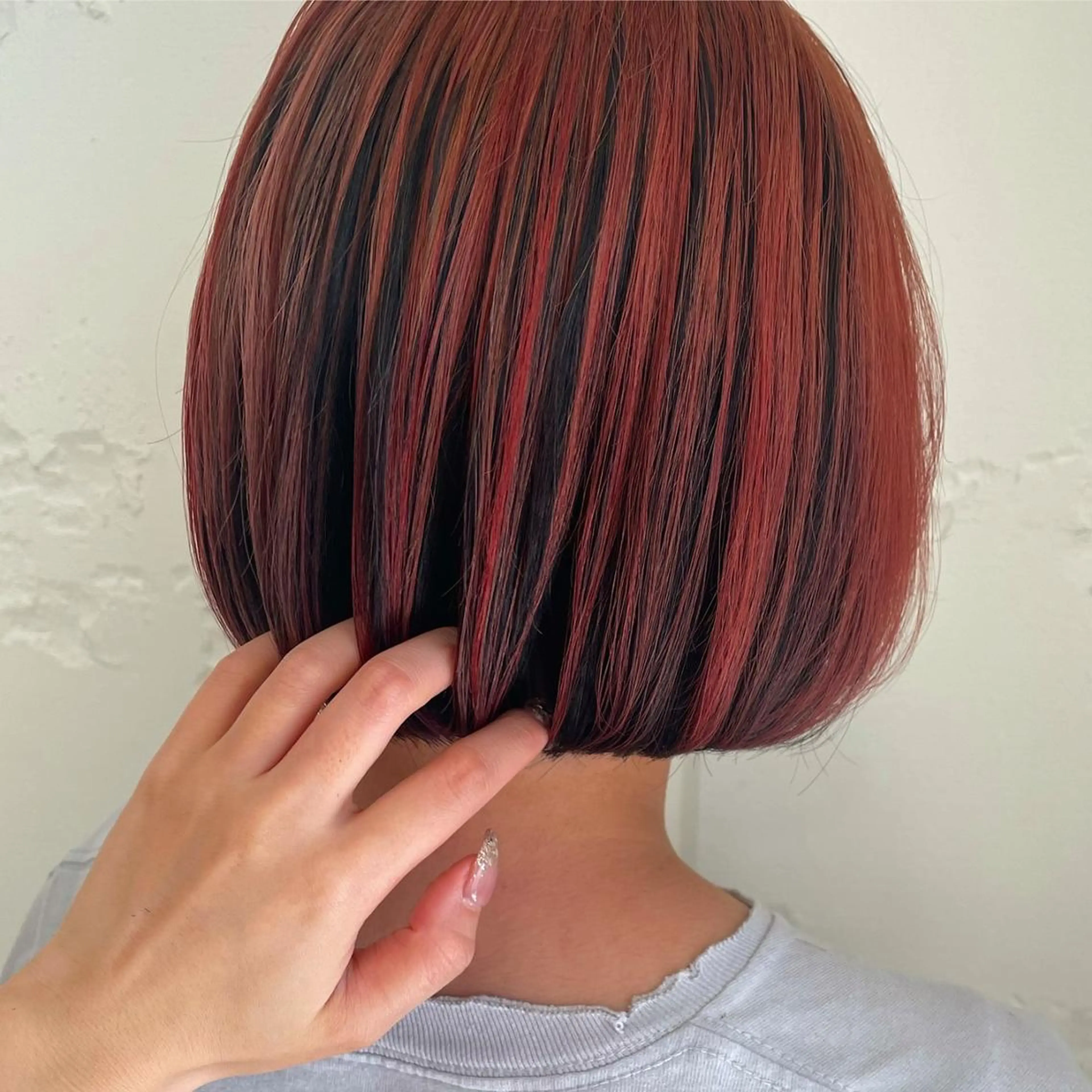 ミディアム カラー ba-boo 広島のヘアスタイル