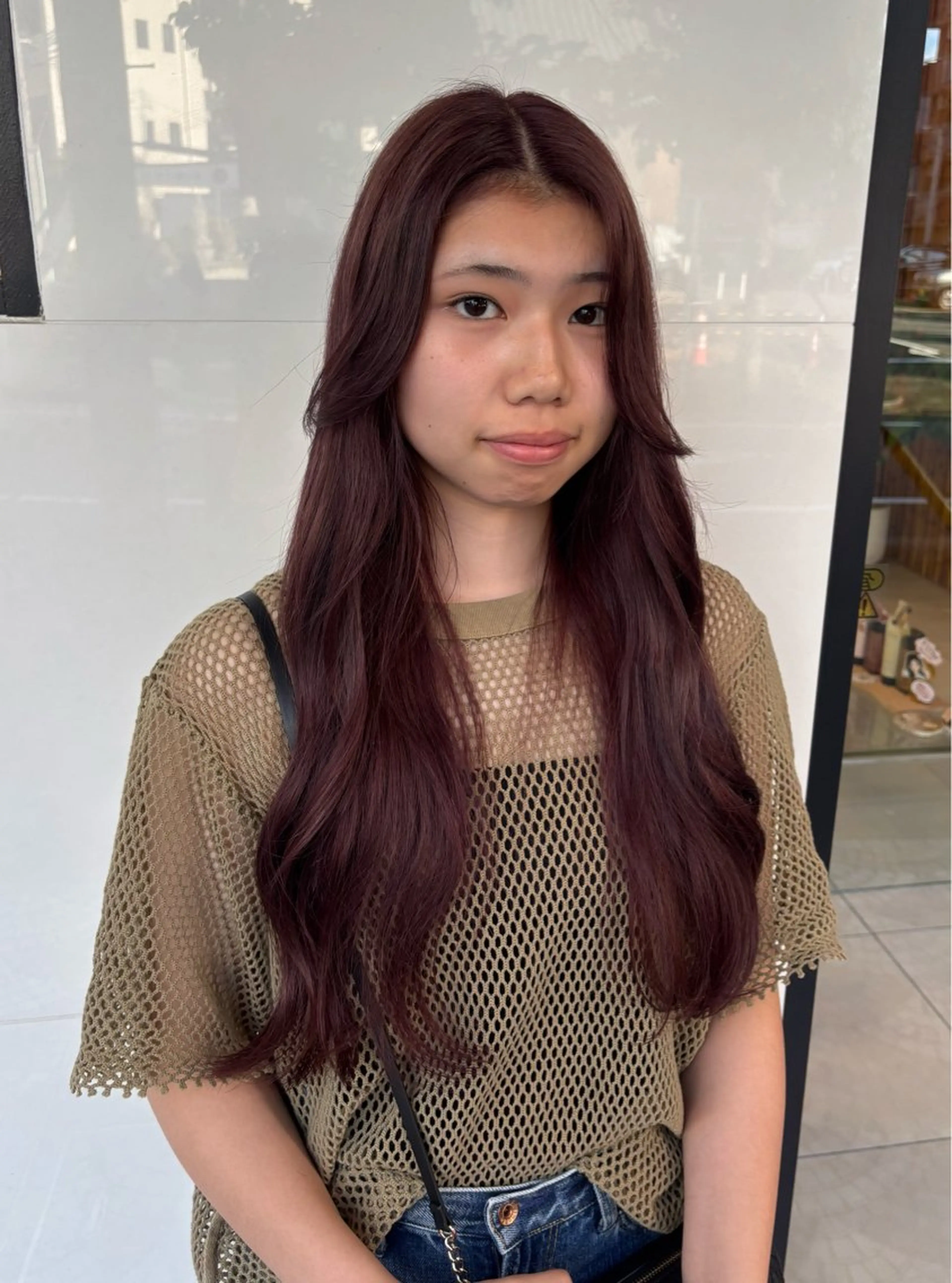 ロング カット ヘアカラー トリートメント ブリーチ/ツヤカラー /SARA 金山のヘアスタイル