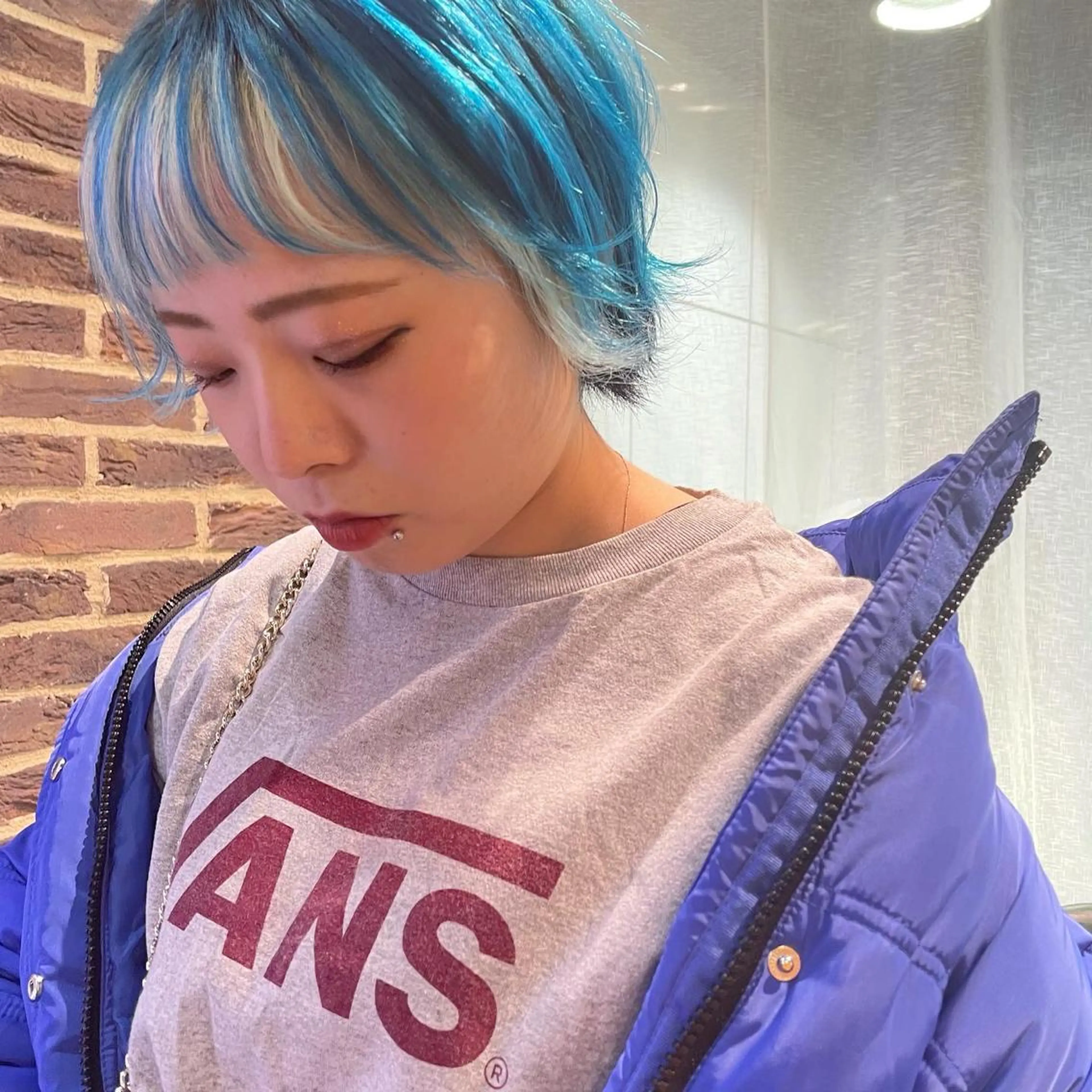 ミディアム カラー ダブルカラー インナーカラー ヘアカラー トリートメント 韓国ヘア🦋 MIYUのヘアスタイル