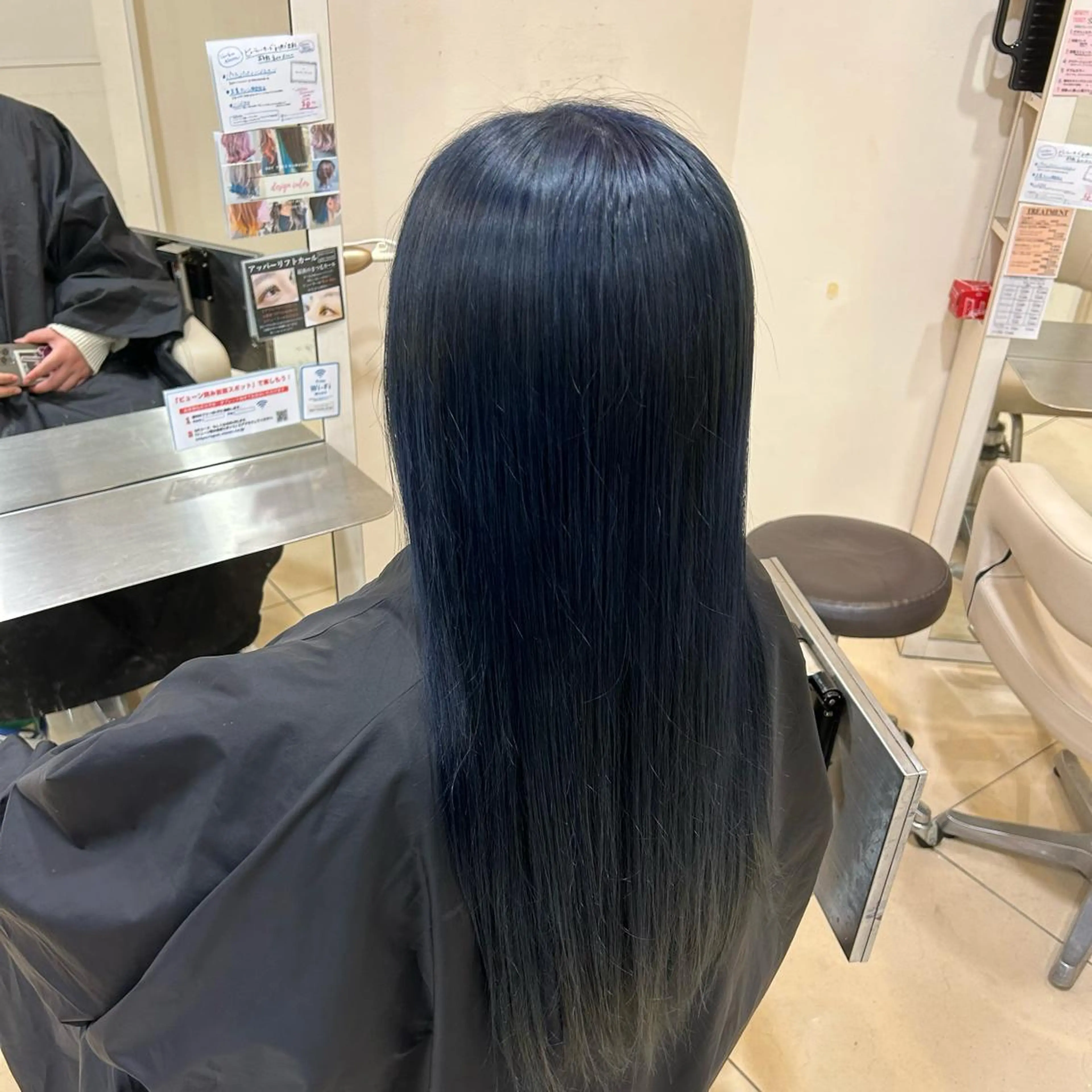 ロング カラー ダブルカラー nakano amiのヘアスタイル