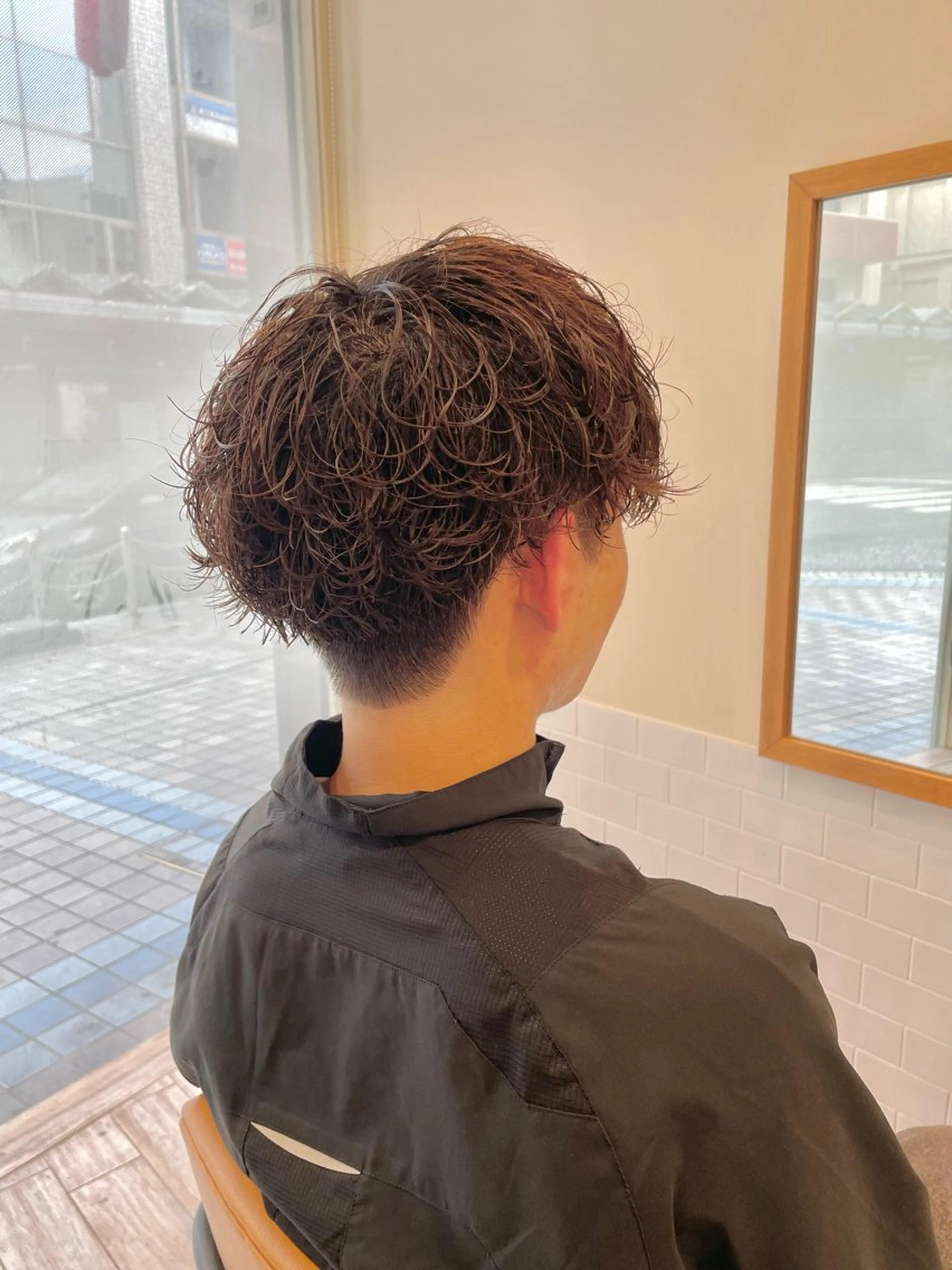 ショート パーマ メンズ メンズパーマ カット パーマ パーマ/フェード🔥 佐々木波人のヘアスタイル