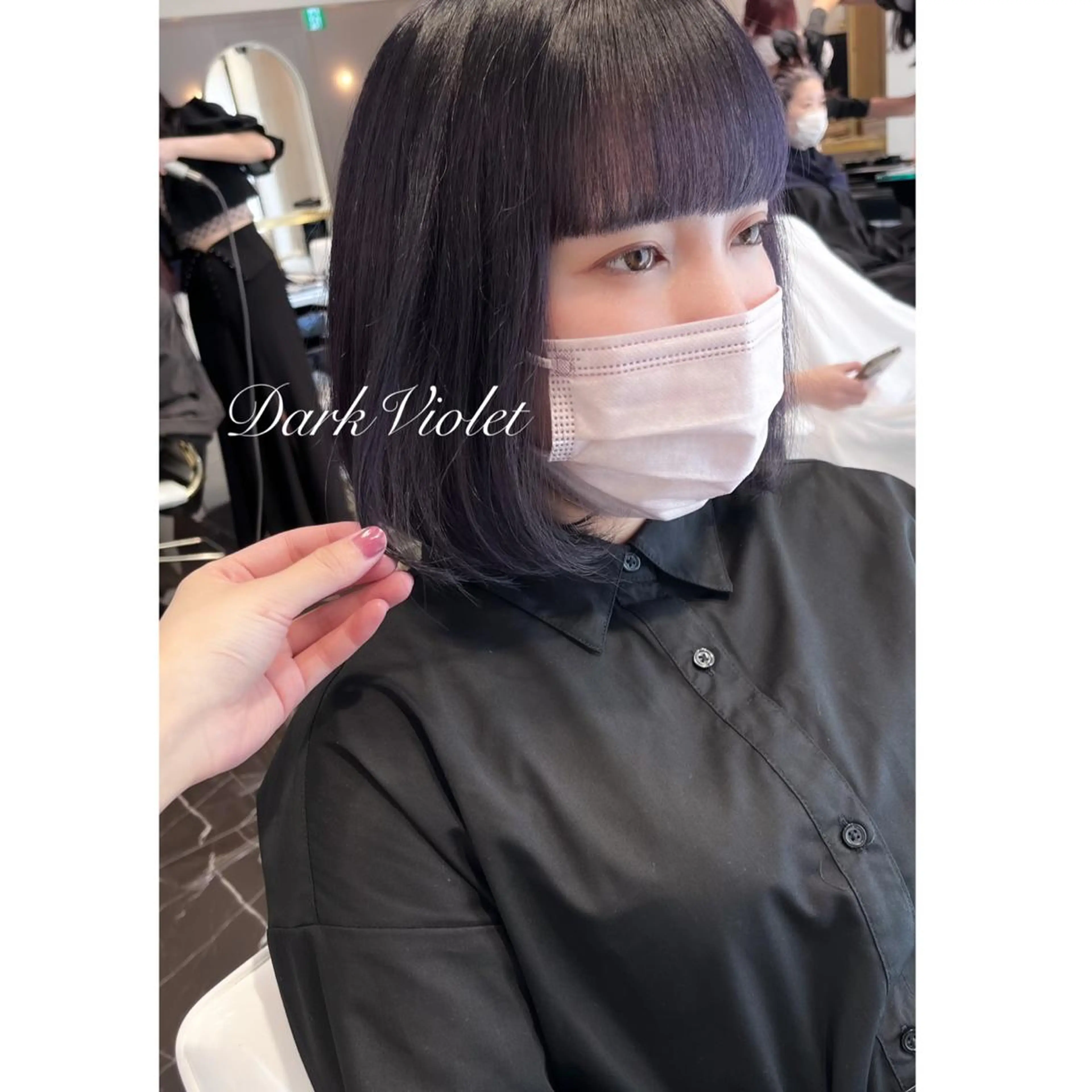 ミディアム カラー ブリーチ ヘアカラー LOTTA CUCCI所属・miyu /トレンド カラー×艶髪のヘアスタイル