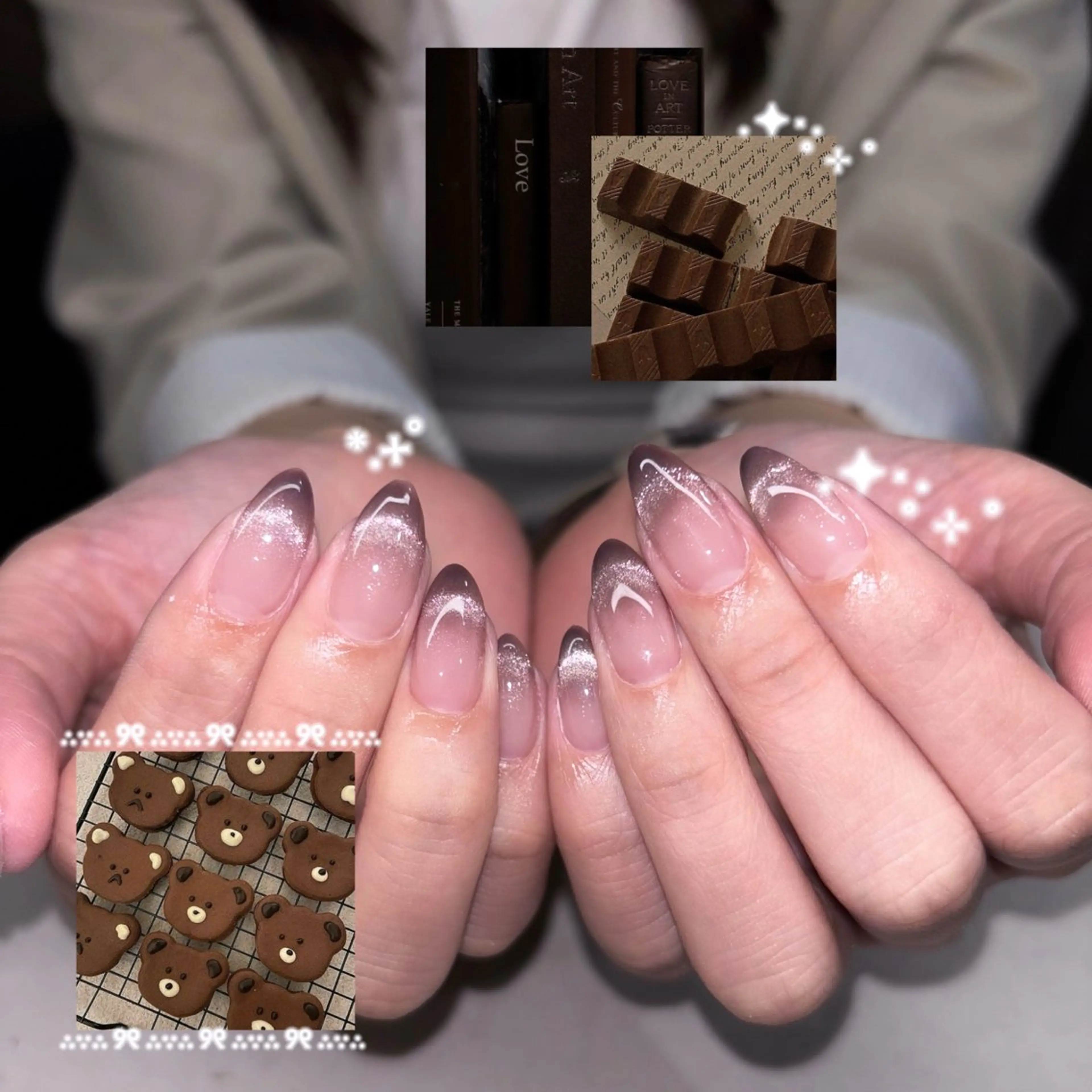 【オフあり】🐈‍⬛マグネットフレンチ🪽ベースカラー込み💕の写真