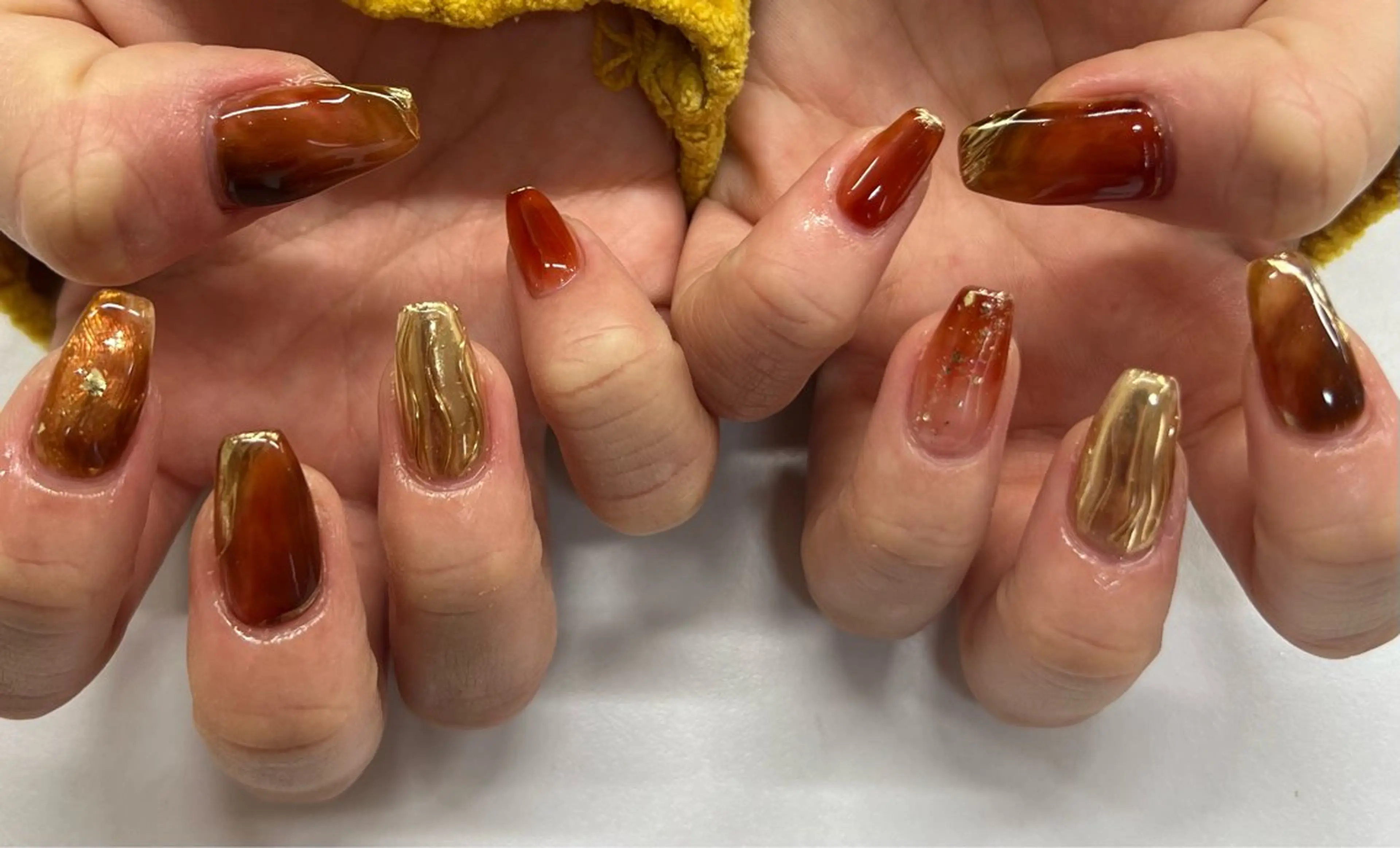 ネイル ハンドネイル パラジェル認定サロン Nail salon ibelu　恵比寿西口店 【ネイルサロン　イベル】所属・_ YUIのネイルデザイン