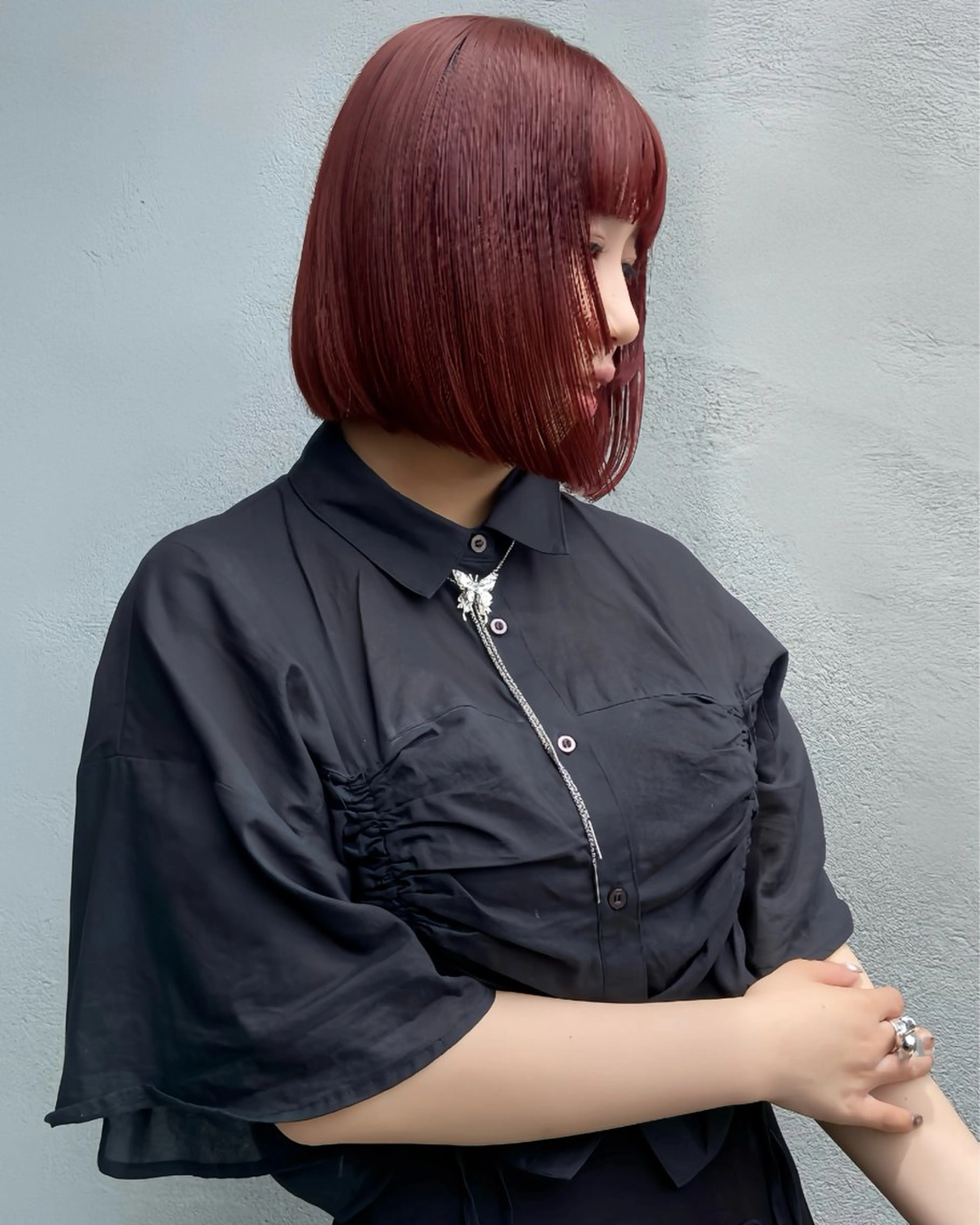 ショート ボブ 韓国風ヘア トリートメント SOYON nanamiのヘアスタイル