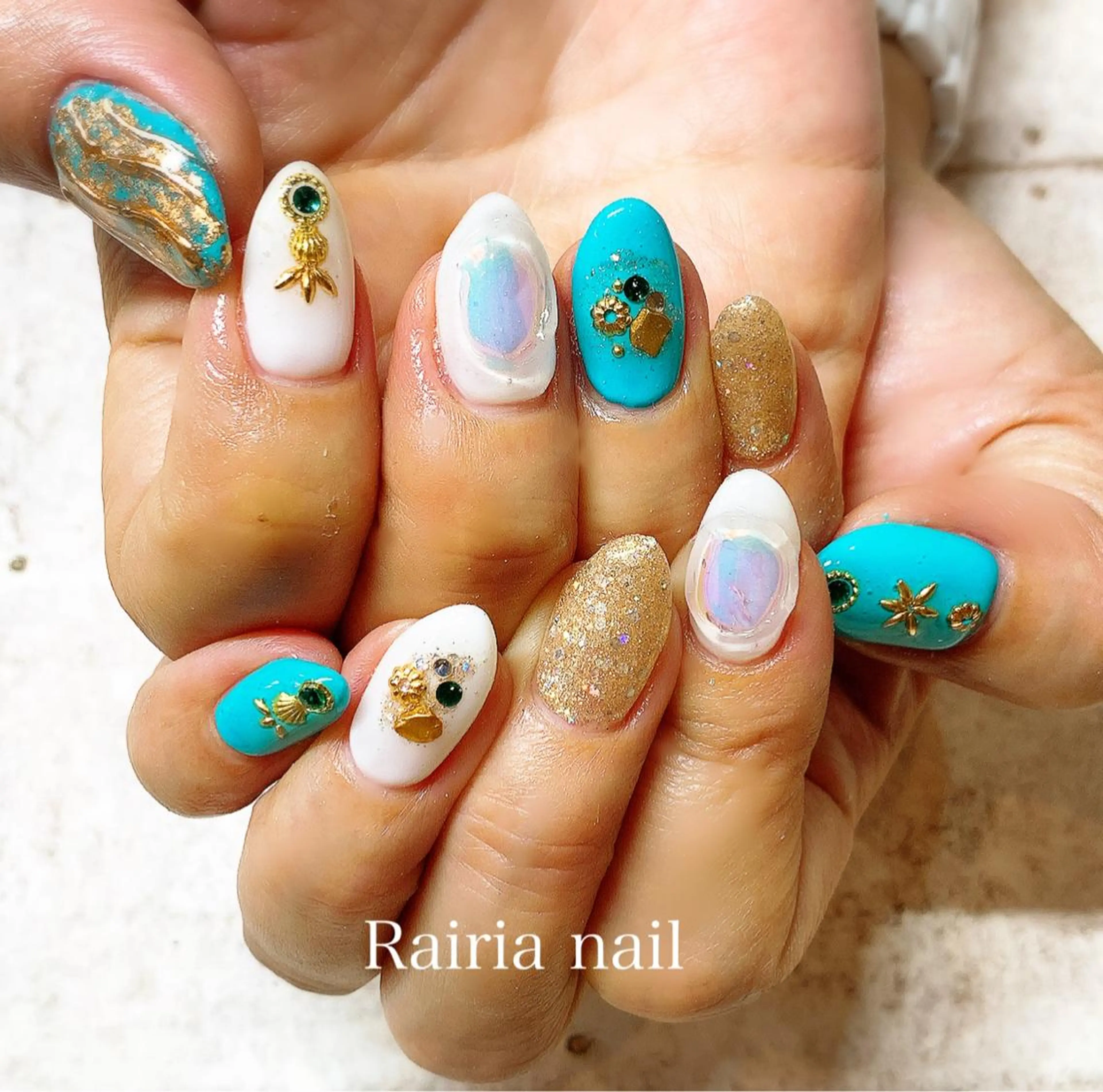 ネイル アートネイル ジェルネイル パラジェル 冬ネイル Rairia nail本八幡店のネイルデザイン