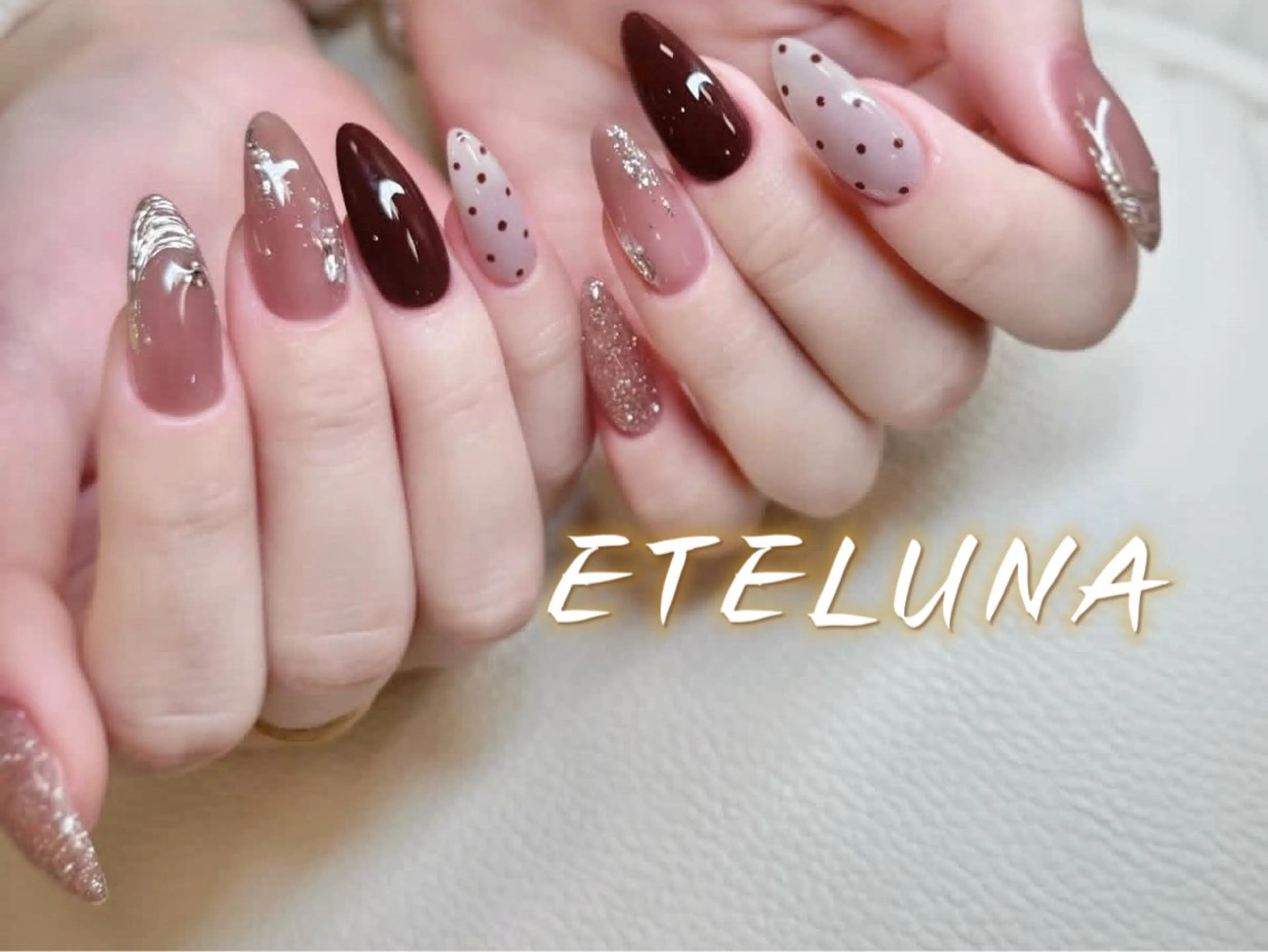 ネイル ETERNA Nail 銀座店【パラジェル/フィルイン/チップ長さだし/マグネット/ニュアンス】所属・ア カリのネイルデザイン