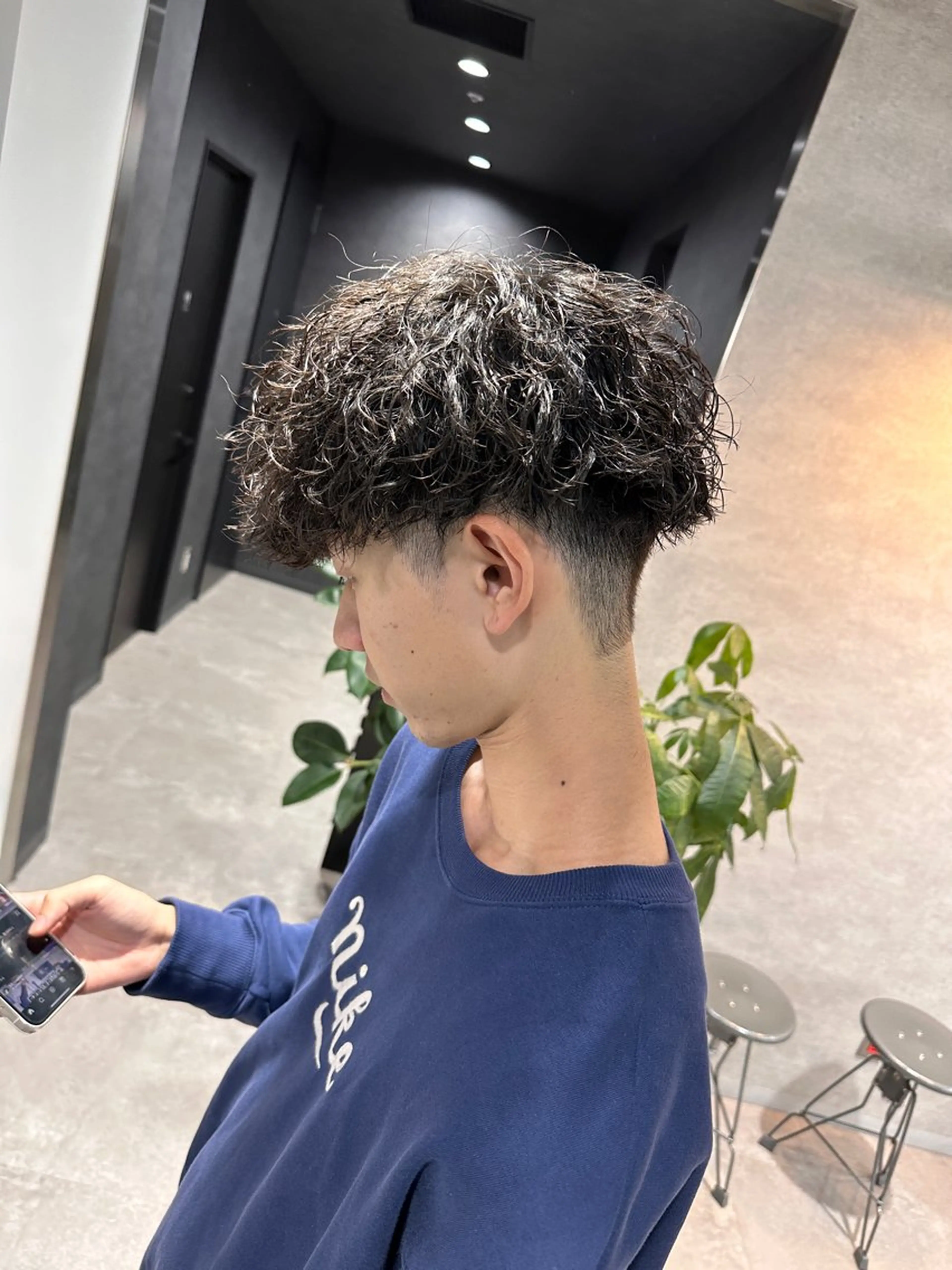 ショート パーマ メンズ 【メンズサロン】 BLUCK 横浜のヘアスタイル