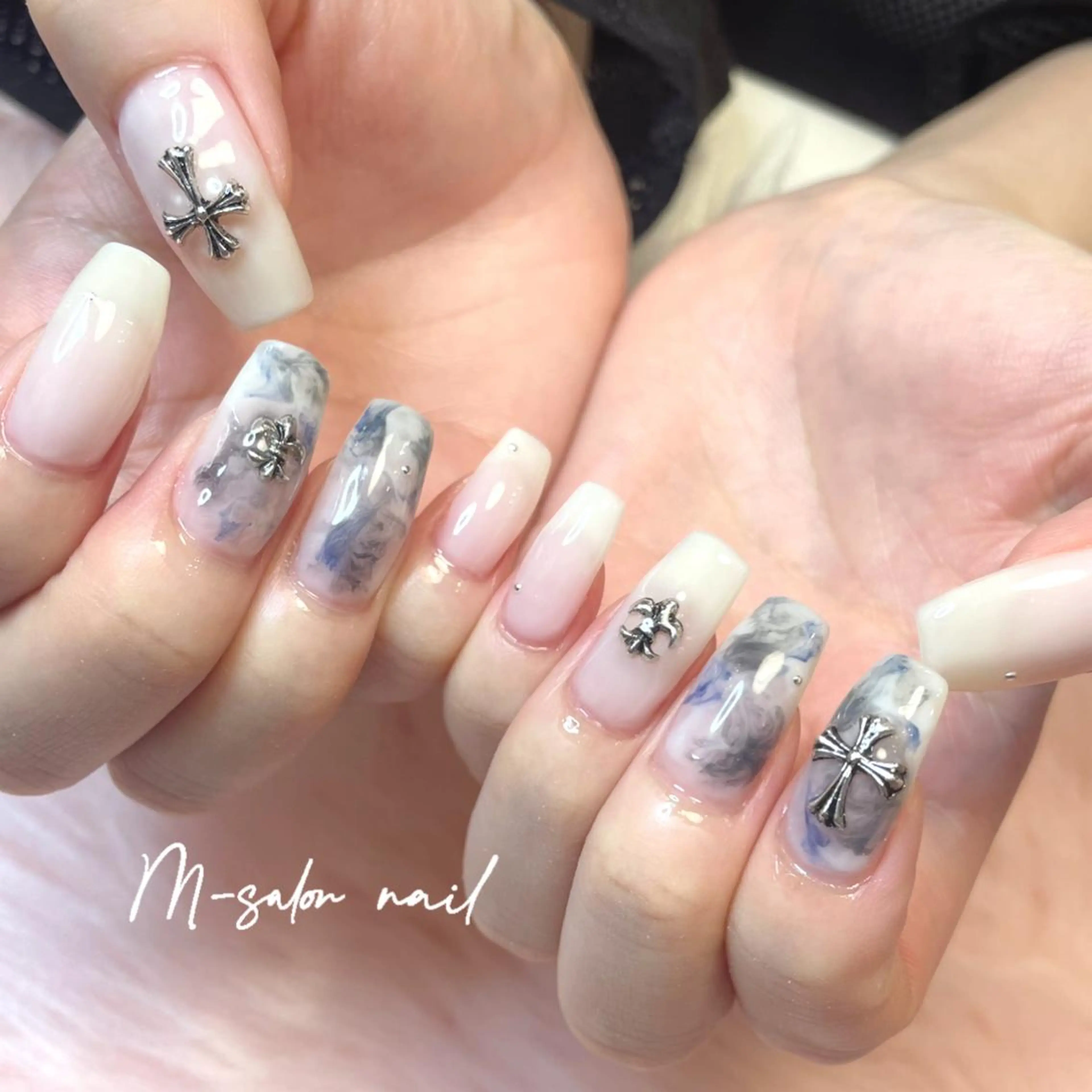 ネイル ハンドネイル 韓国/網紅/パーツ M-salonのネイルデザイン