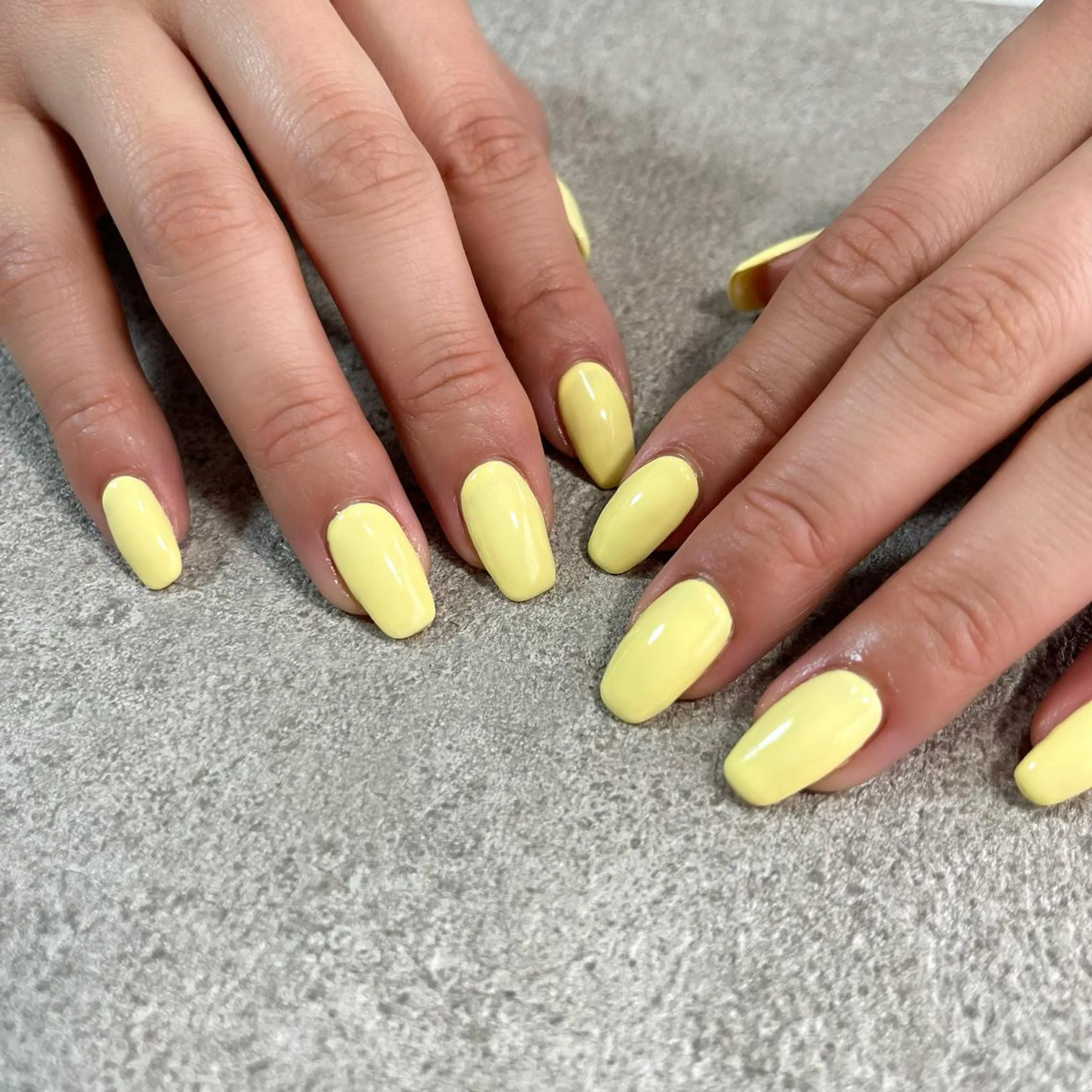 ネイル ワンカラーネイル 春ネイル Koa nails.のネイルデザイン