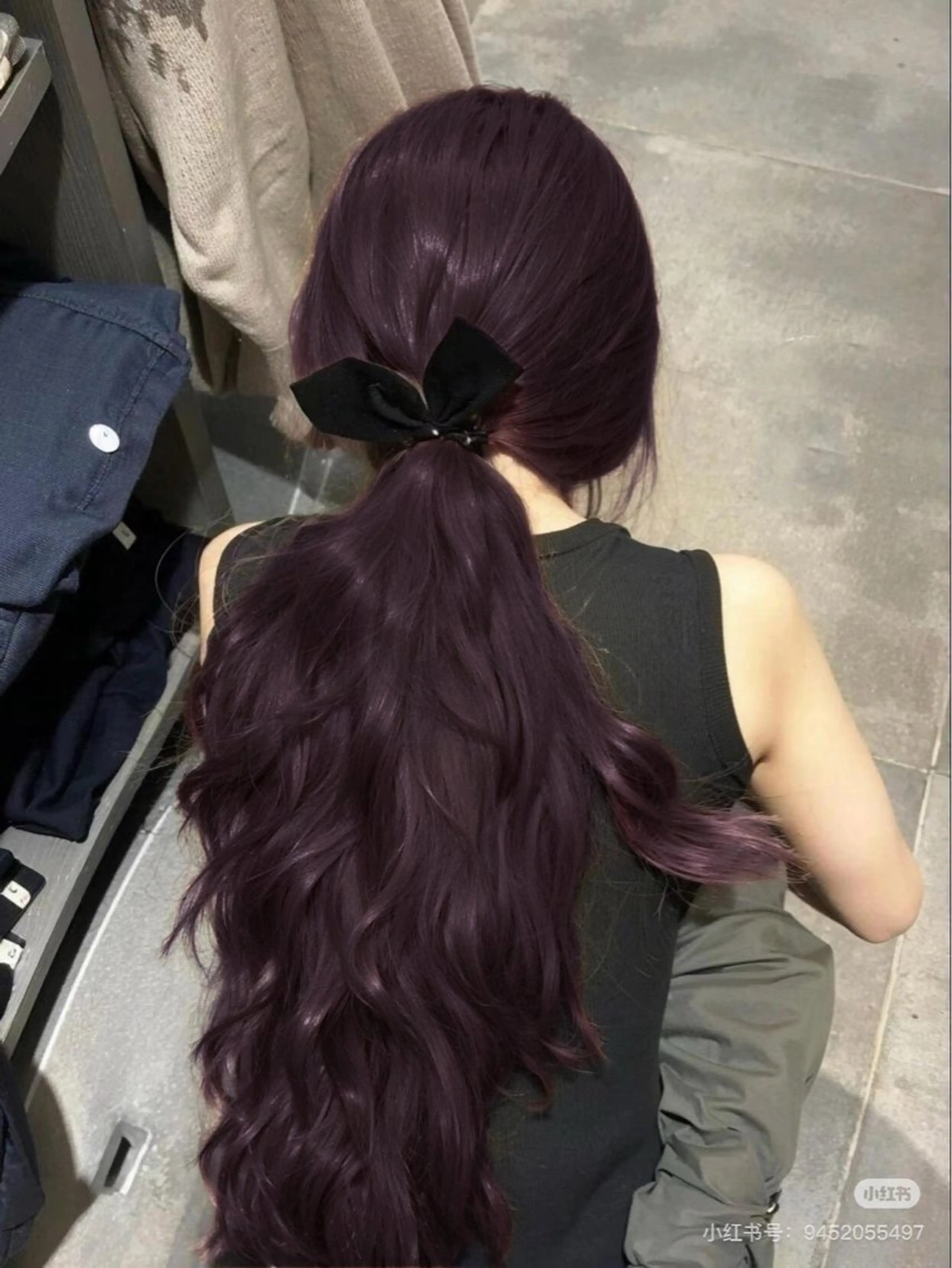 ロング カラー ラベンダーカラー ブリーチなし🌼トレ ンド🌼似合わせのヘアスタイル