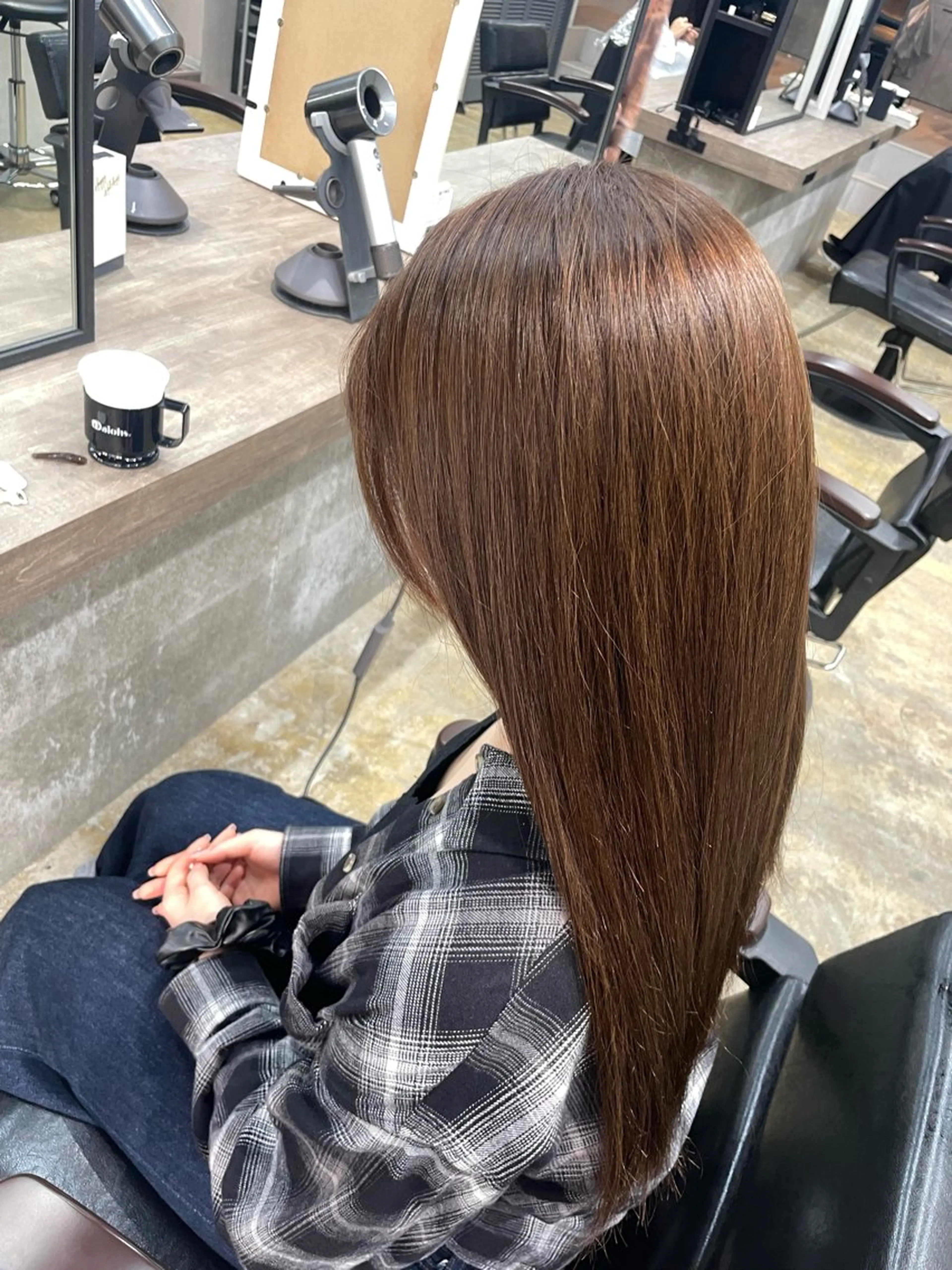 ロング カラー ベージュカラー ヘアカラー ブレンバイドット所属・ニュアンスカラー/ 🫧レミ(坊主)のヘアスタイル