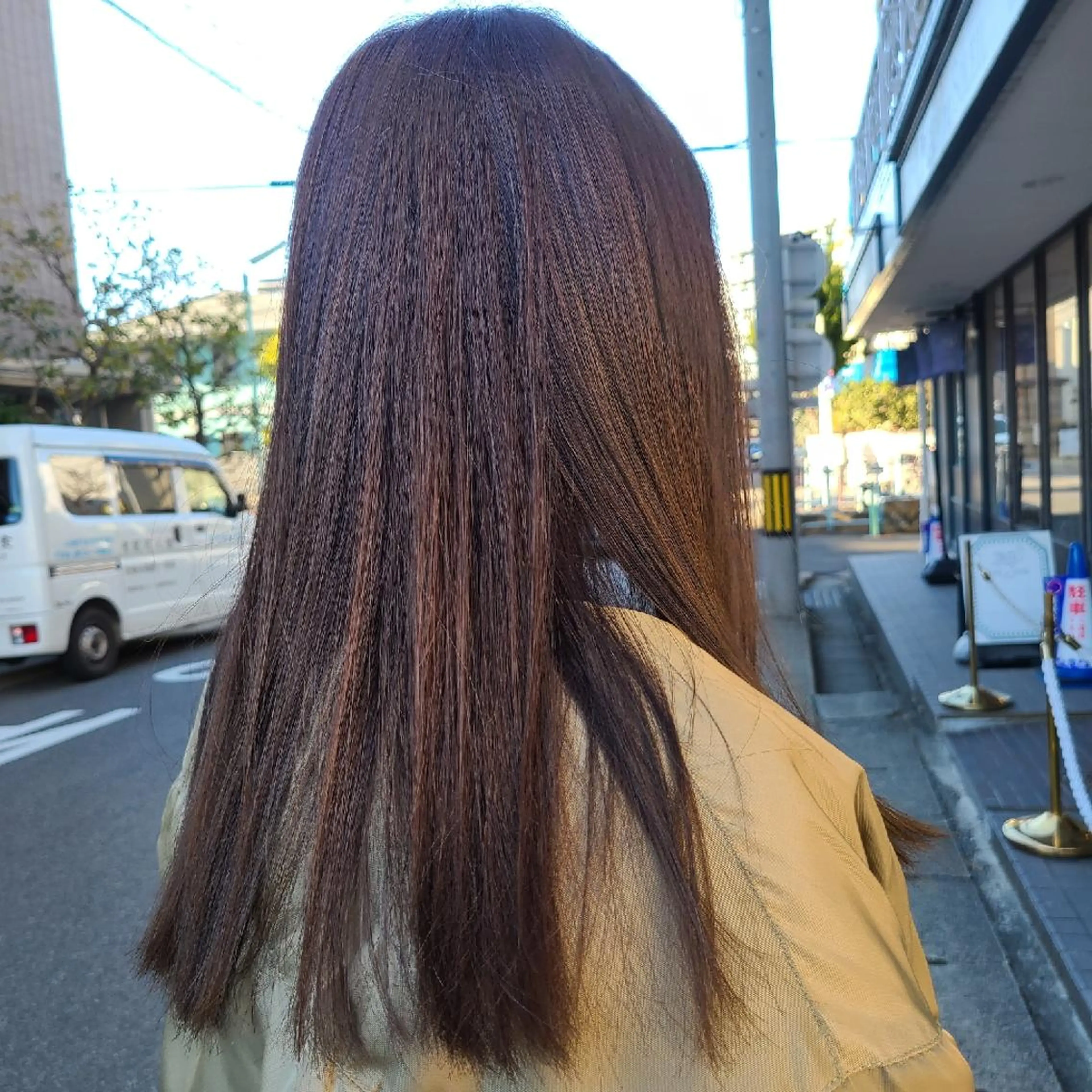 ロング カラー グラデーションカラー ヘアカラー トリートメント Hazumi Ayanoのヘアスタイル