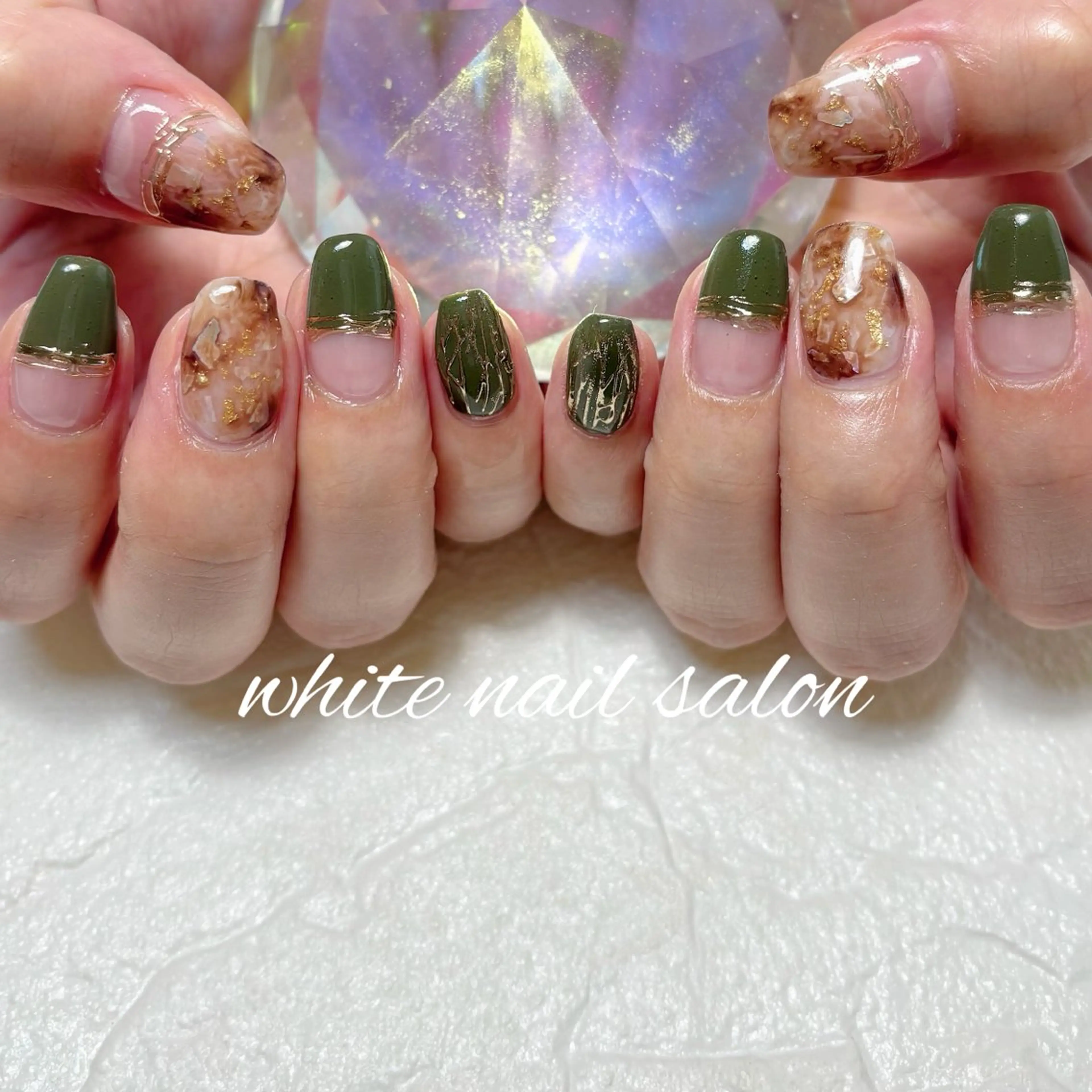 ネイル フットネイル ハンドネイル white nail salonのネイルデザイン