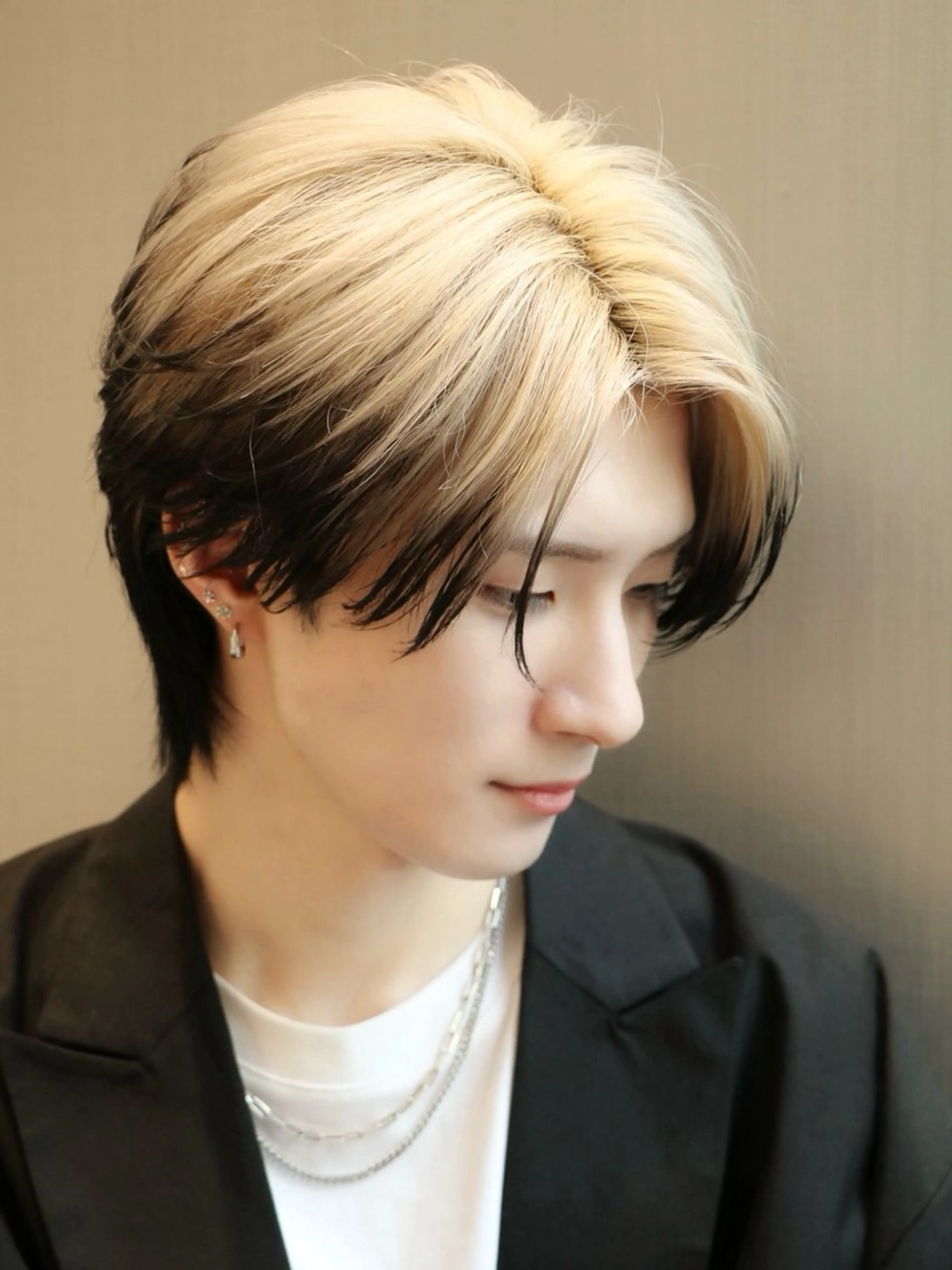 メンズ センターパート メンズウルフカット ウルフカット chic大島所属・似合わせの達人/ 田中悠希也のヘアスタイル