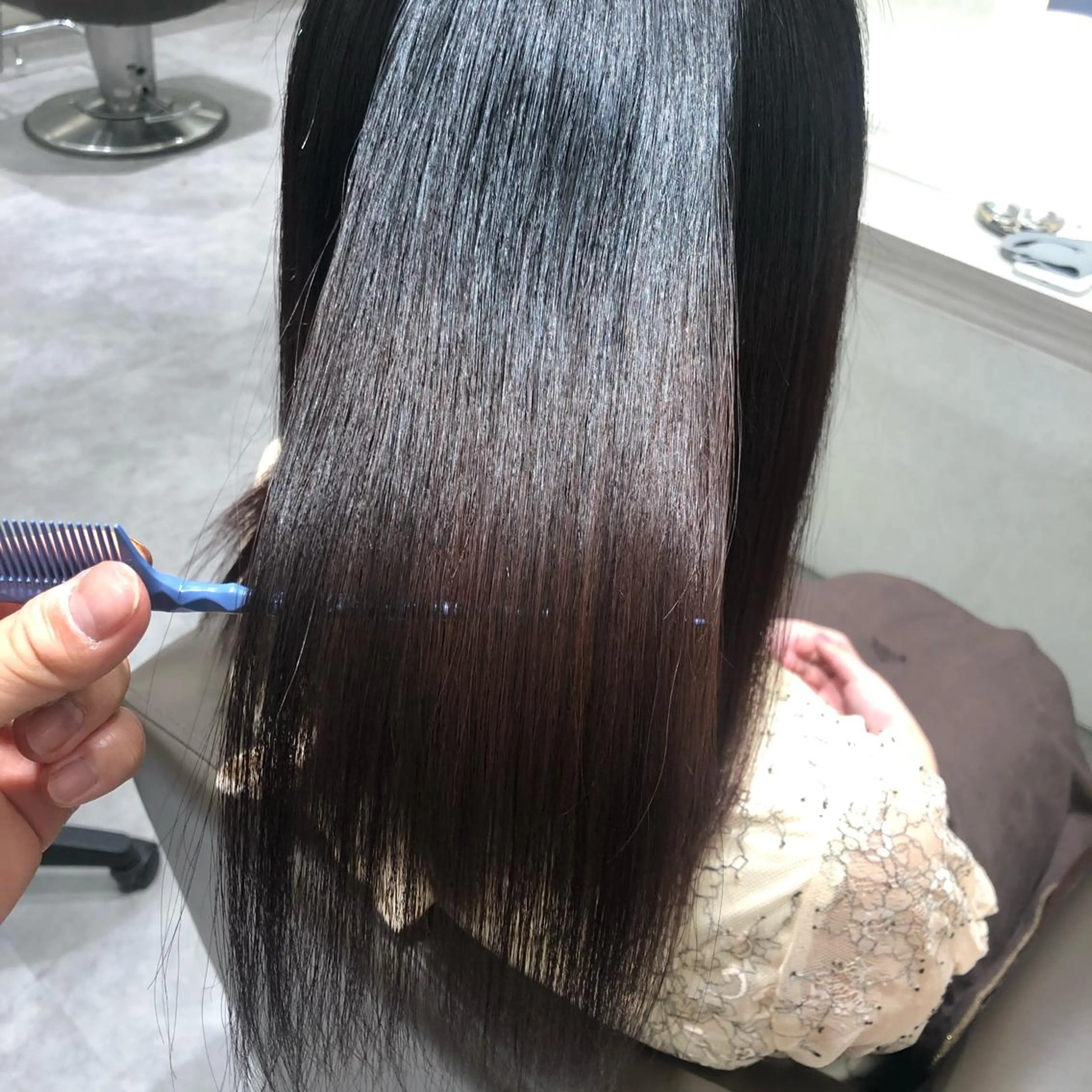 ロング トリートメント ムトウセイマ/艶髪 /艶ケアWブリーチのヘアスタイル