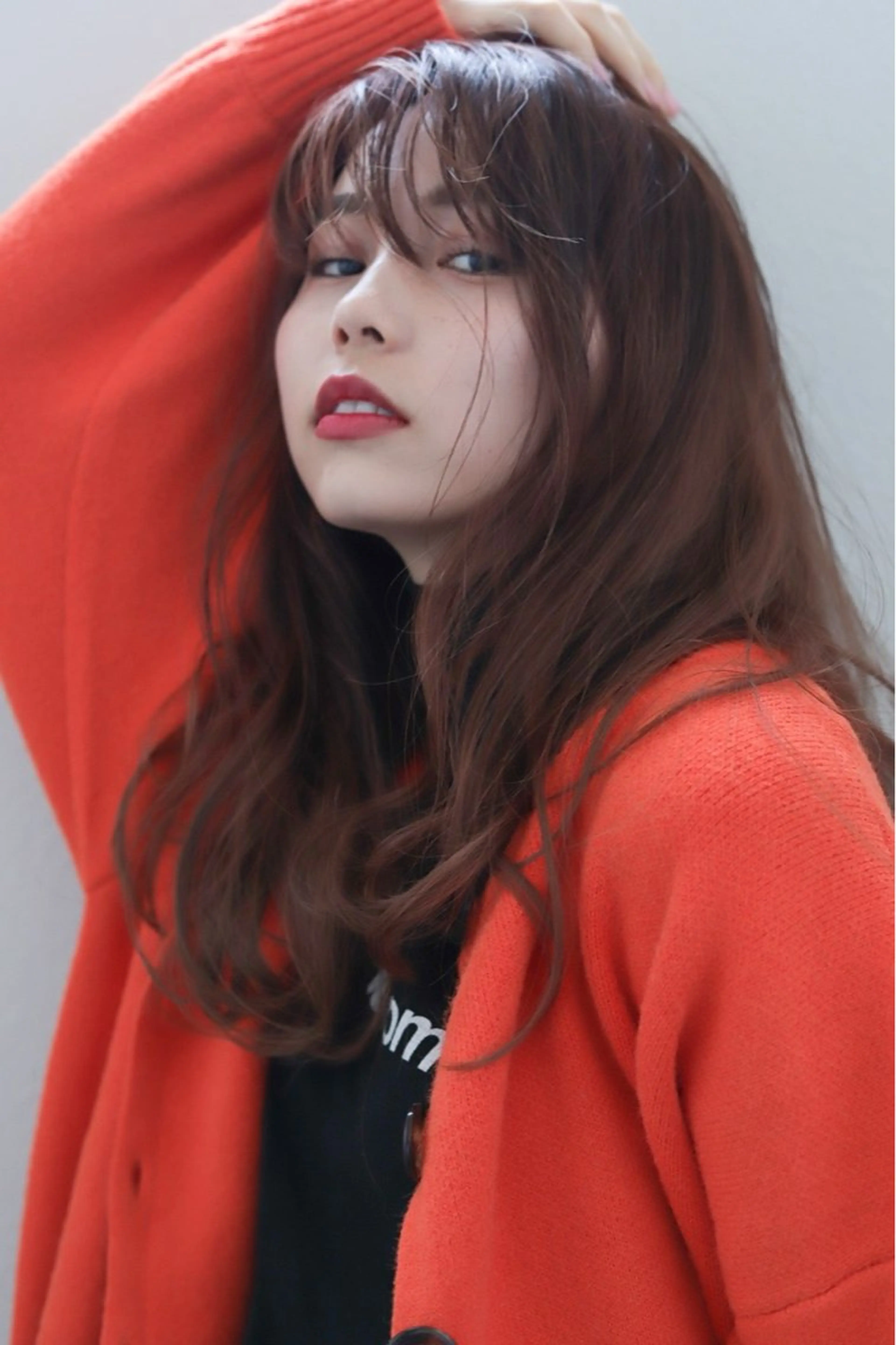 ロング カラー レイヤーカット カット 個性派/ハイトーン ✨✨　稲吉菜々美のヘアスタイル