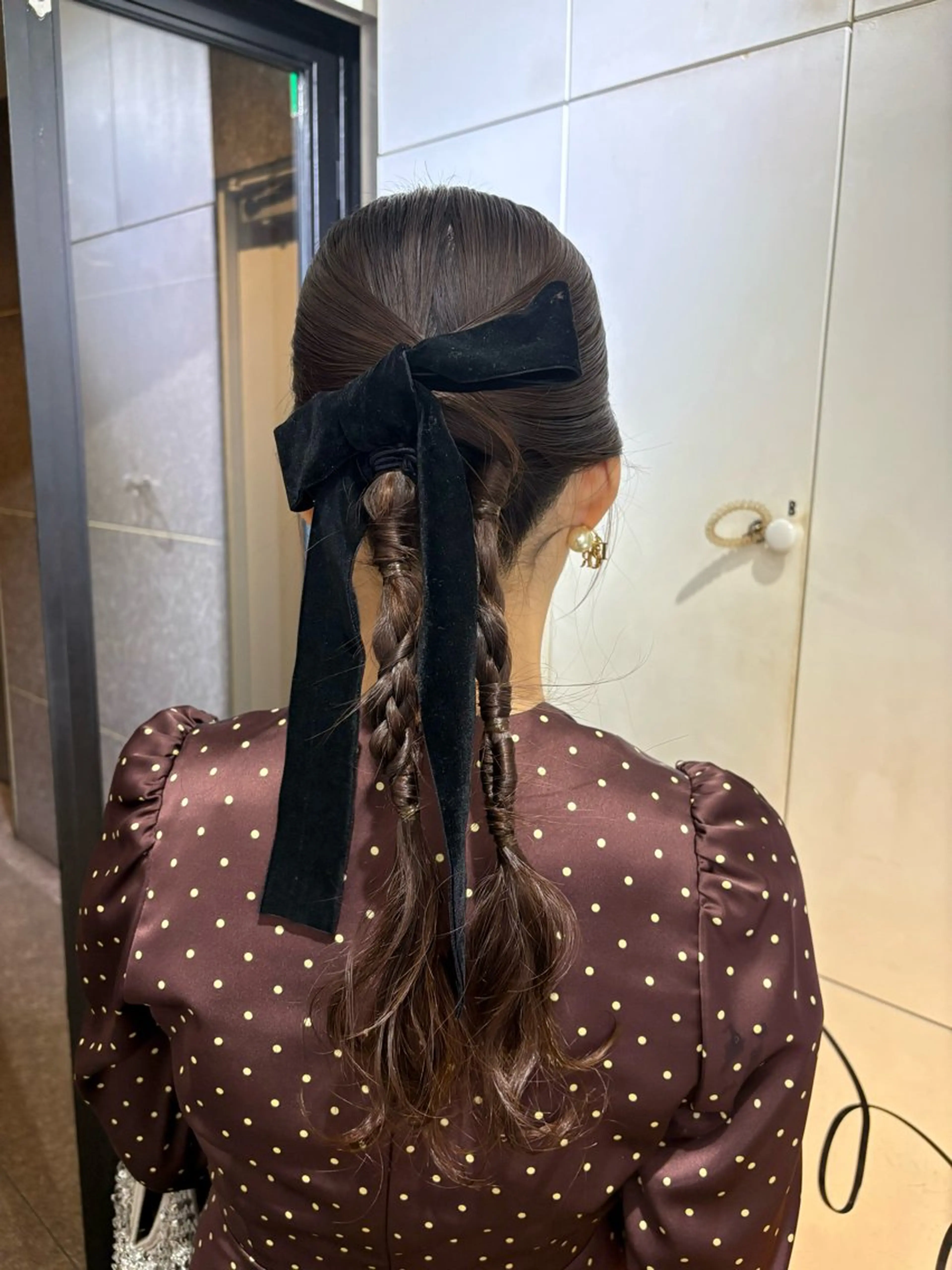 ロング カラー ヘアアレンジ ヘアセット 梅田 /透明感カラー 🤍narumiのヘアスタイル