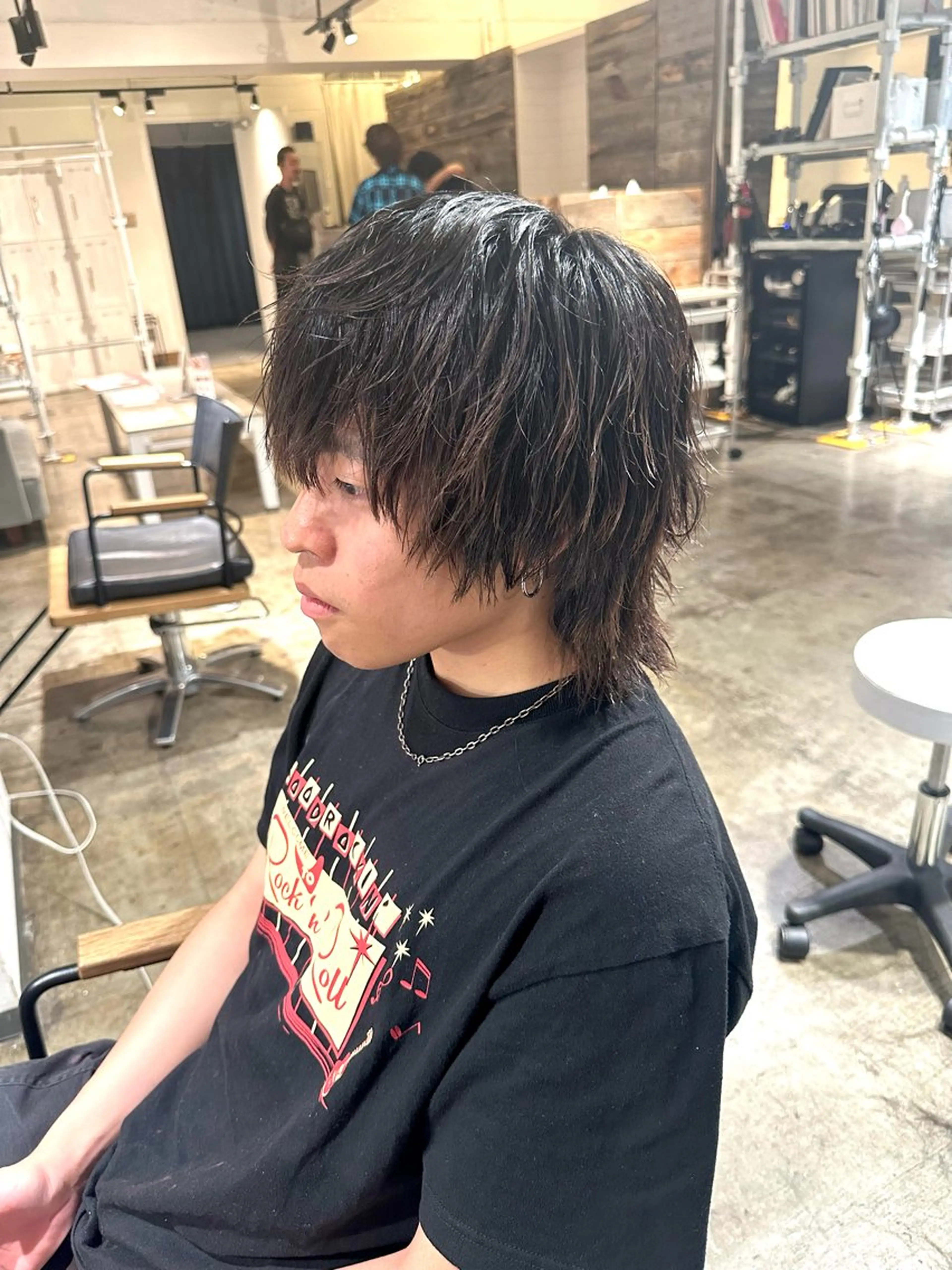 メンズ メンズブリーチ マッシュウルフ マッシュ メンズパーマ メンズツイストパーマ カット ヘアカラー パーマ トリートメント 骨格補正施術/メンズ 専門美容師/YUYAのヘアスタイル