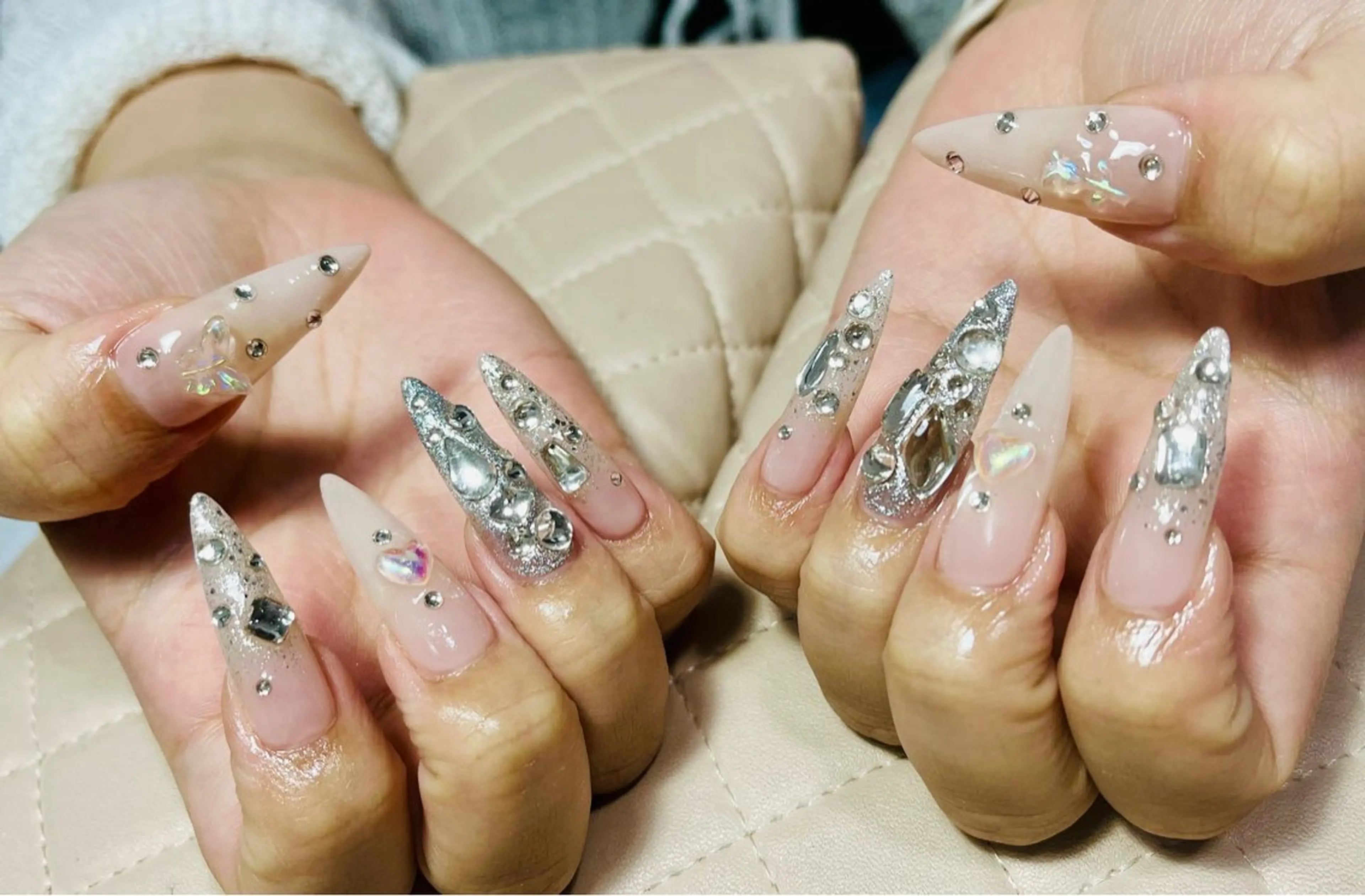 ネイル ハンドネイル goldgleams ちなのネイルデザイン