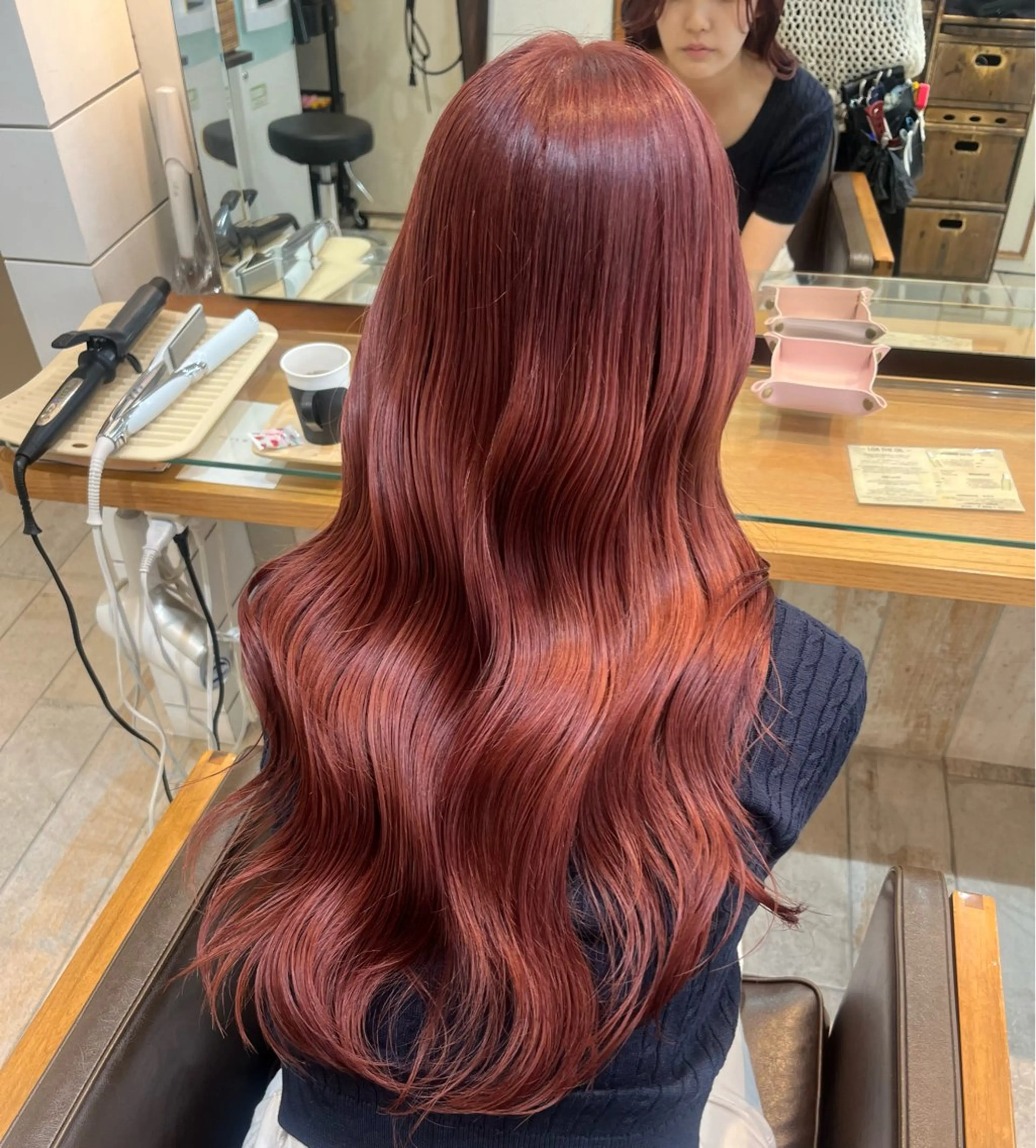 ロング カラー ベージュカラー ブリーチ ピンクカラー ピンクベージュ 🕊️透明感カラー/ 渋谷🕊️Aonaのヘアスタイル