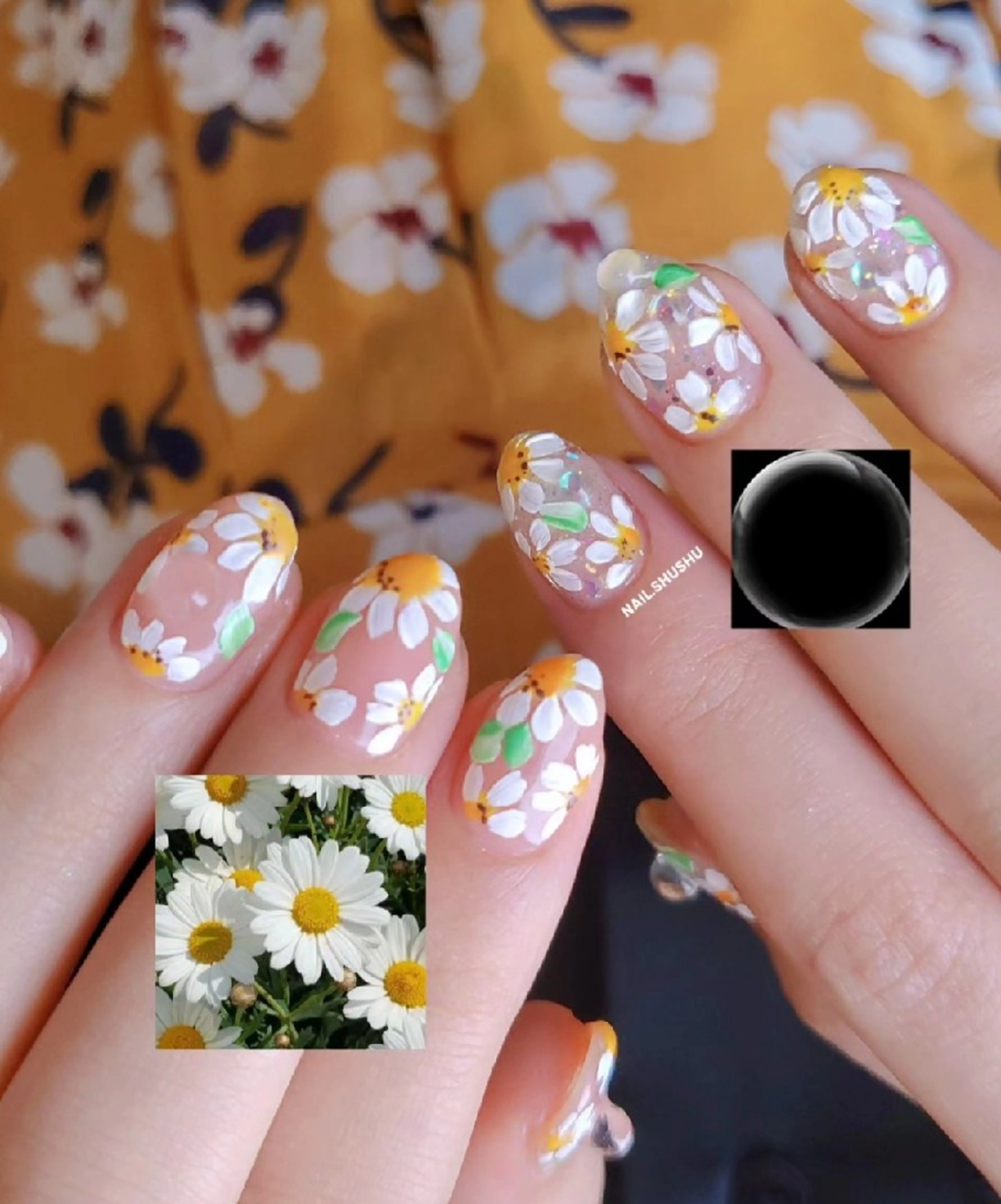 ネイル ハンドネイル 3dパーツ/流行り 👧shushu❤️のネイルデザイン