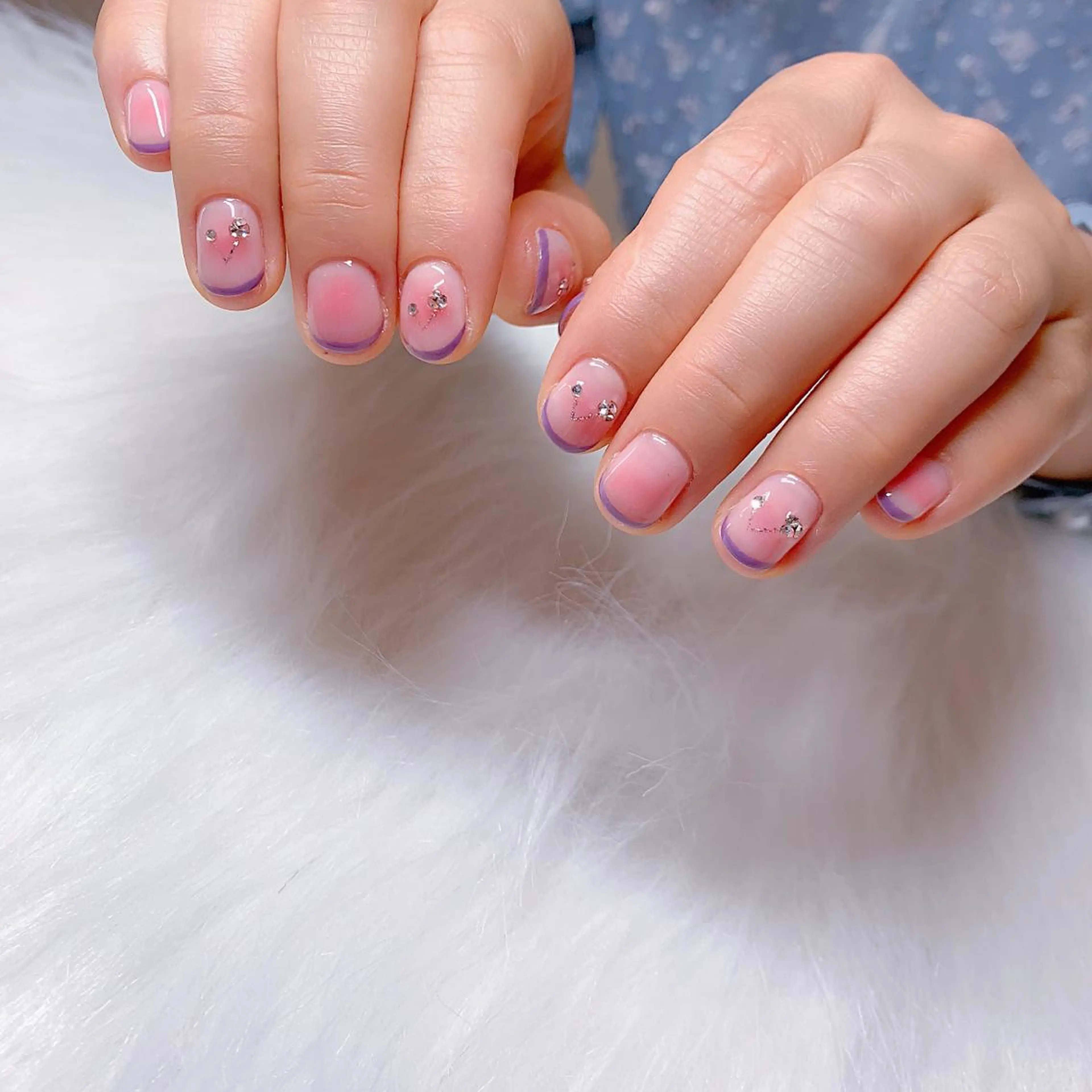 ネイル ショートネイル ハンドネイル ネイルサロン ルミア Lumia 店長のネイルデザイン