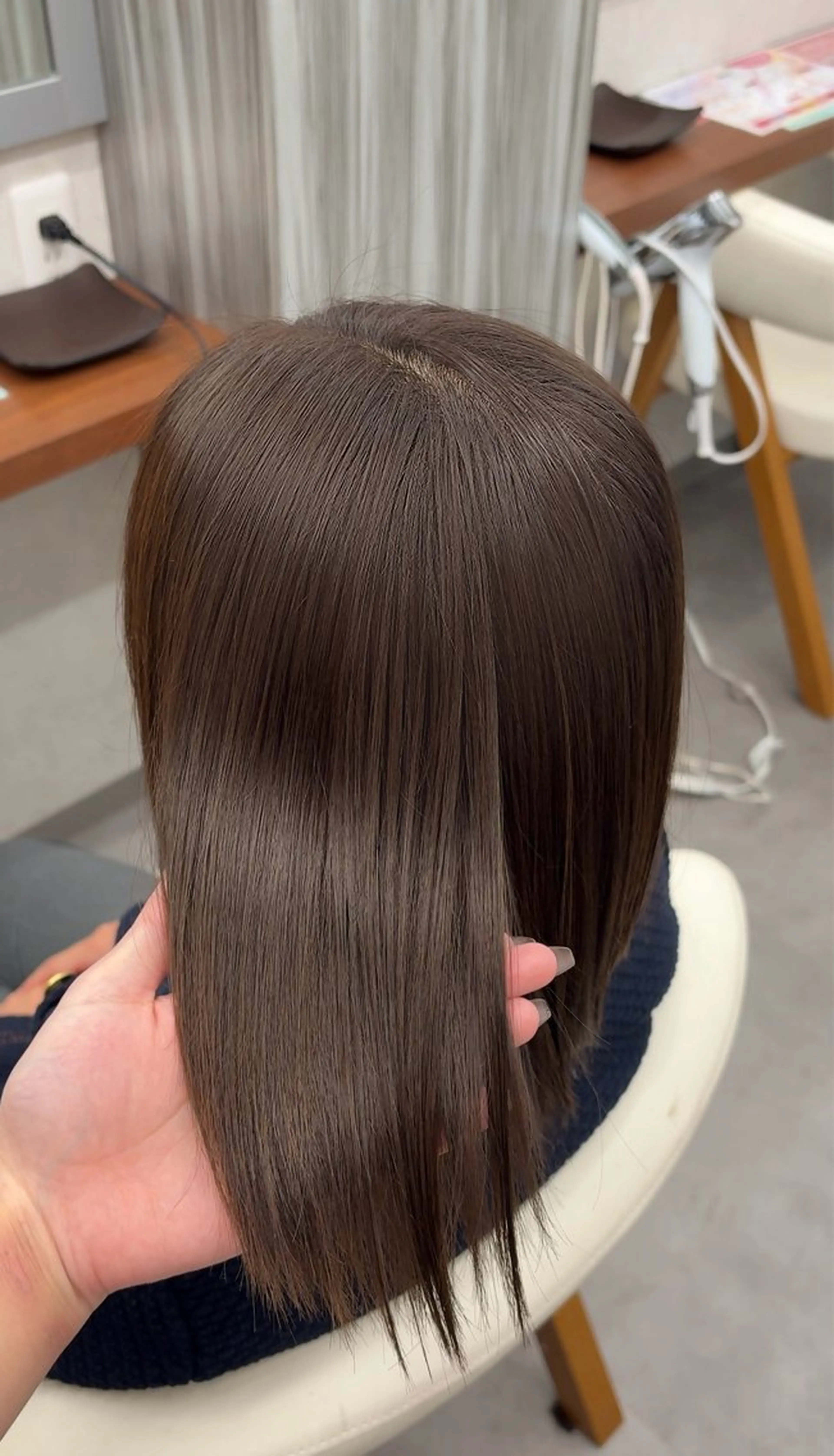 セミロング カラー ヘアカラー VIEW YOKOHAMA所属・透明感カラー ／kana‎🤍のヘアスタイル