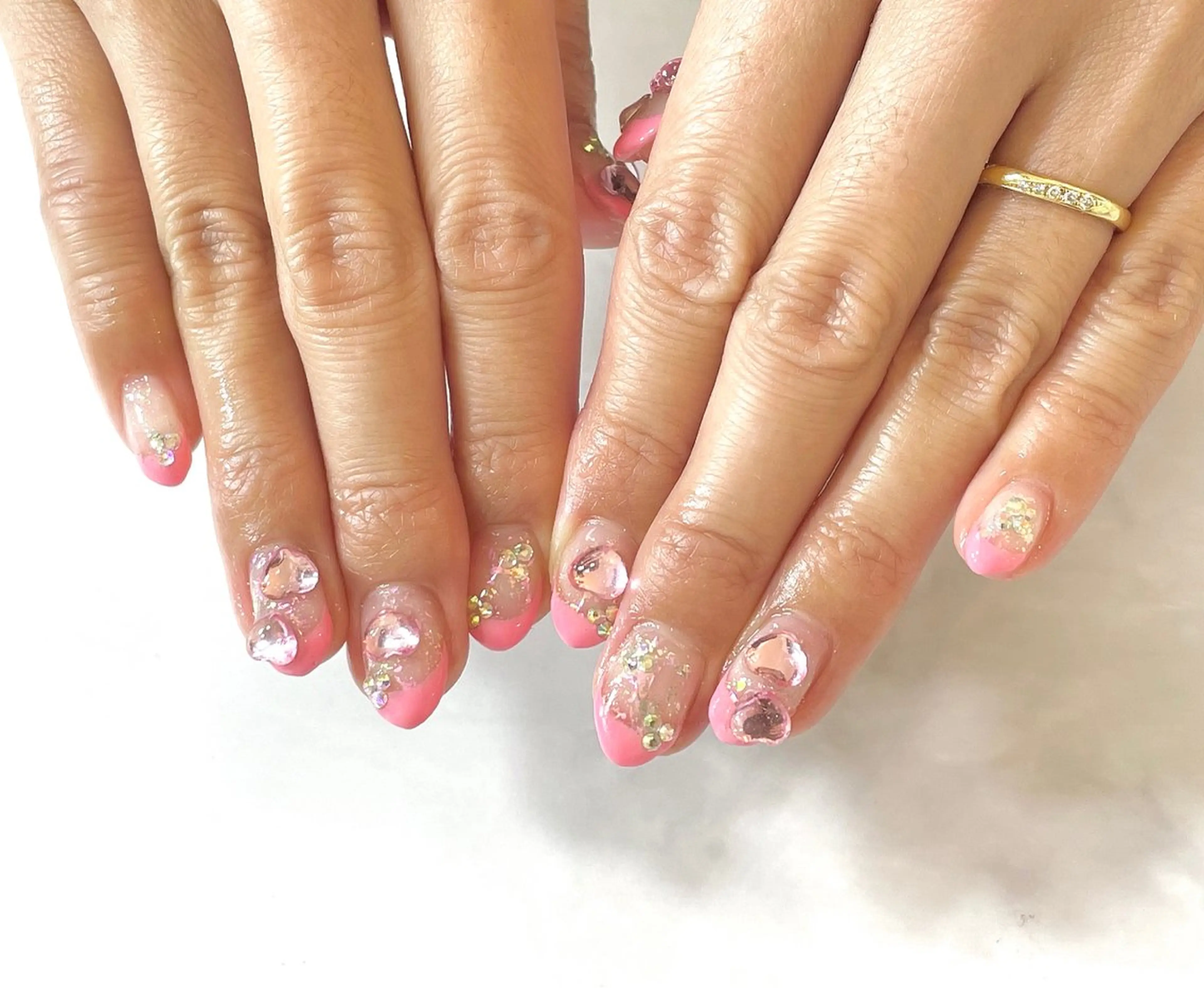 ミディアム ハンドネイル BURGUNDY 🌹eriのネイルデザイン