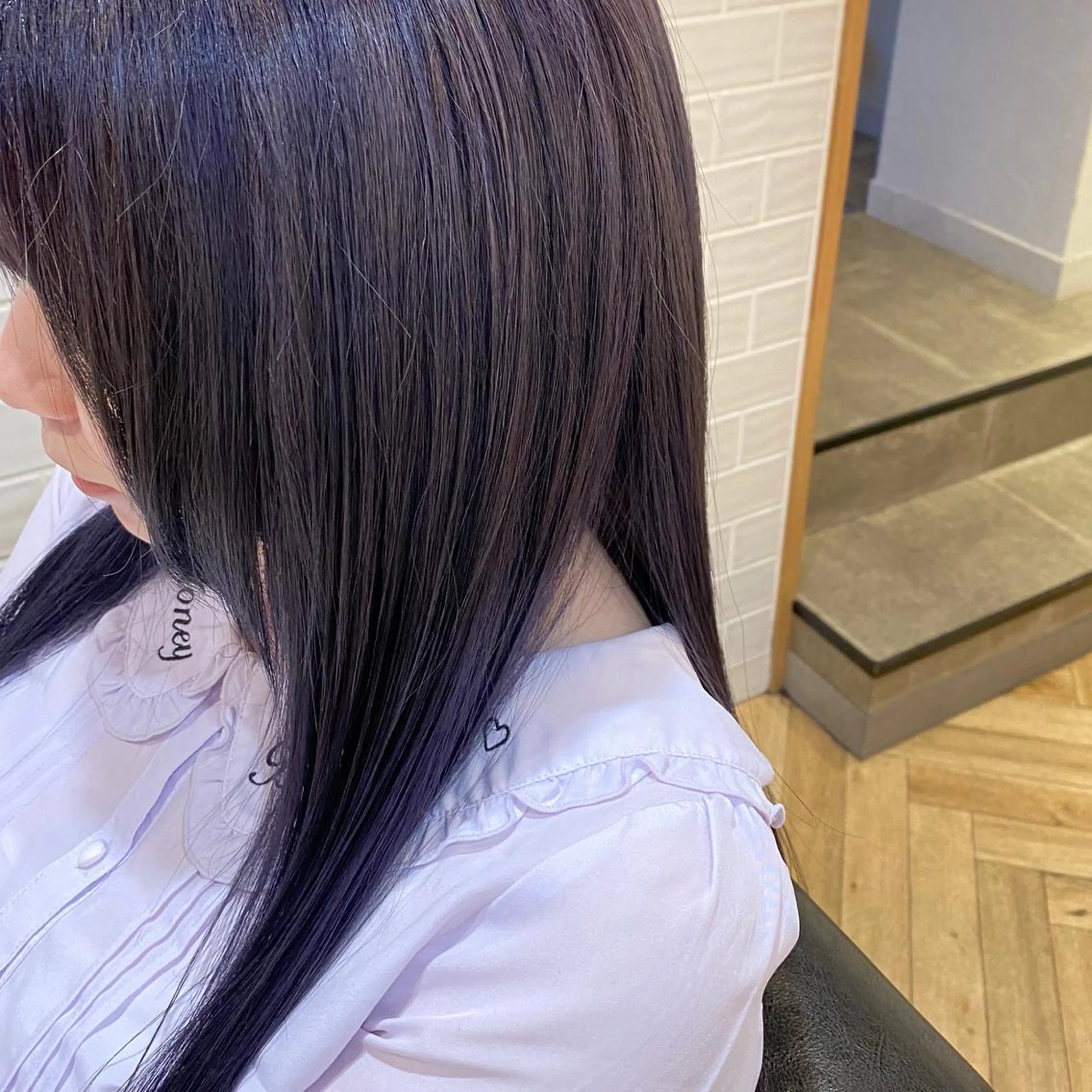 ロング カラー 艶カラー/韓国顔周り 🎀mamiのヘアスタイル