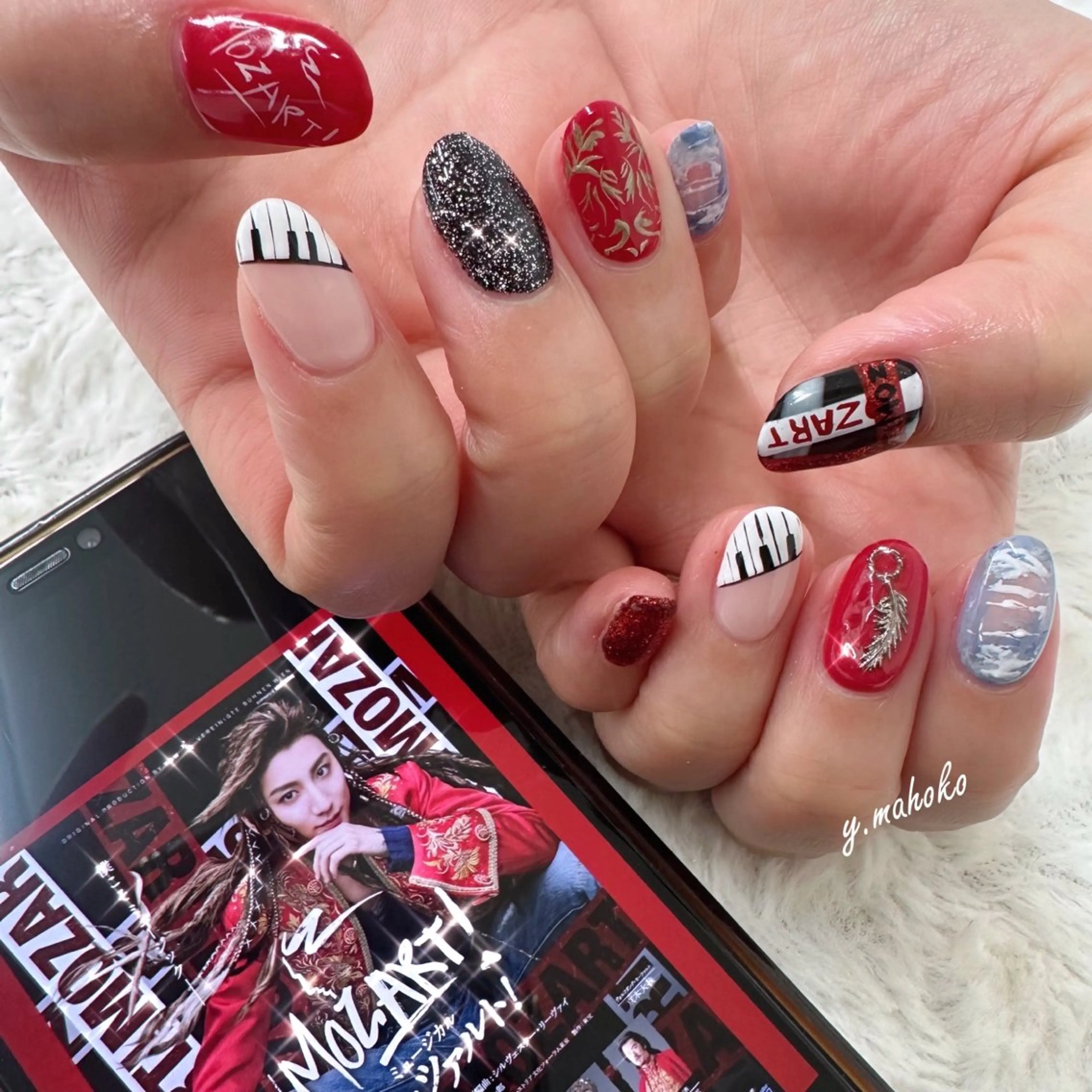 ネイル ハンドネイル She nail studio 原宿所属・パラジェル有/ スカルプ/mahoのネイルデザイン