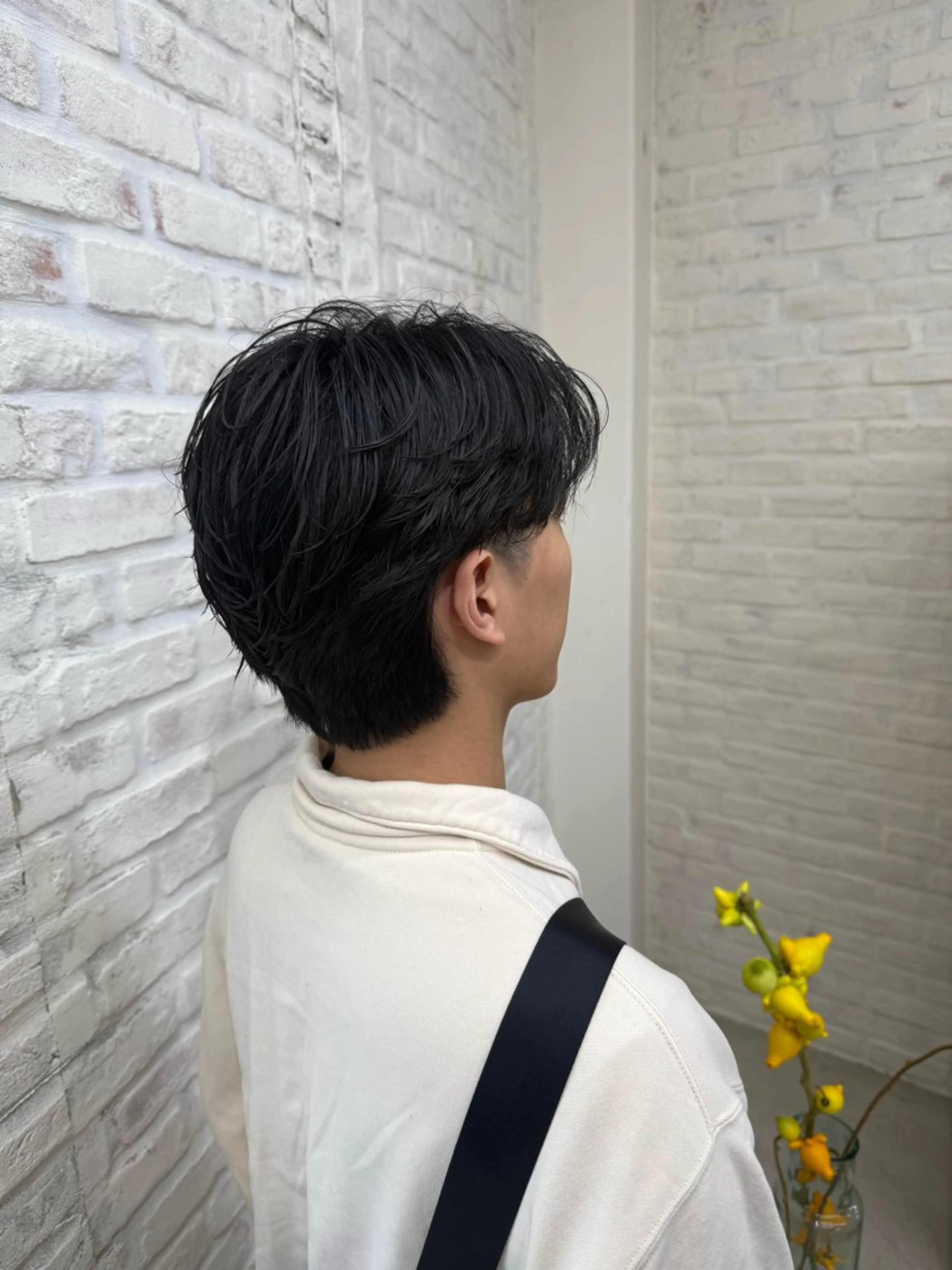 パーマ メンズ フェザーパーマ メンズパーマ カット パーマ 森田 雄政のヘアスタイル