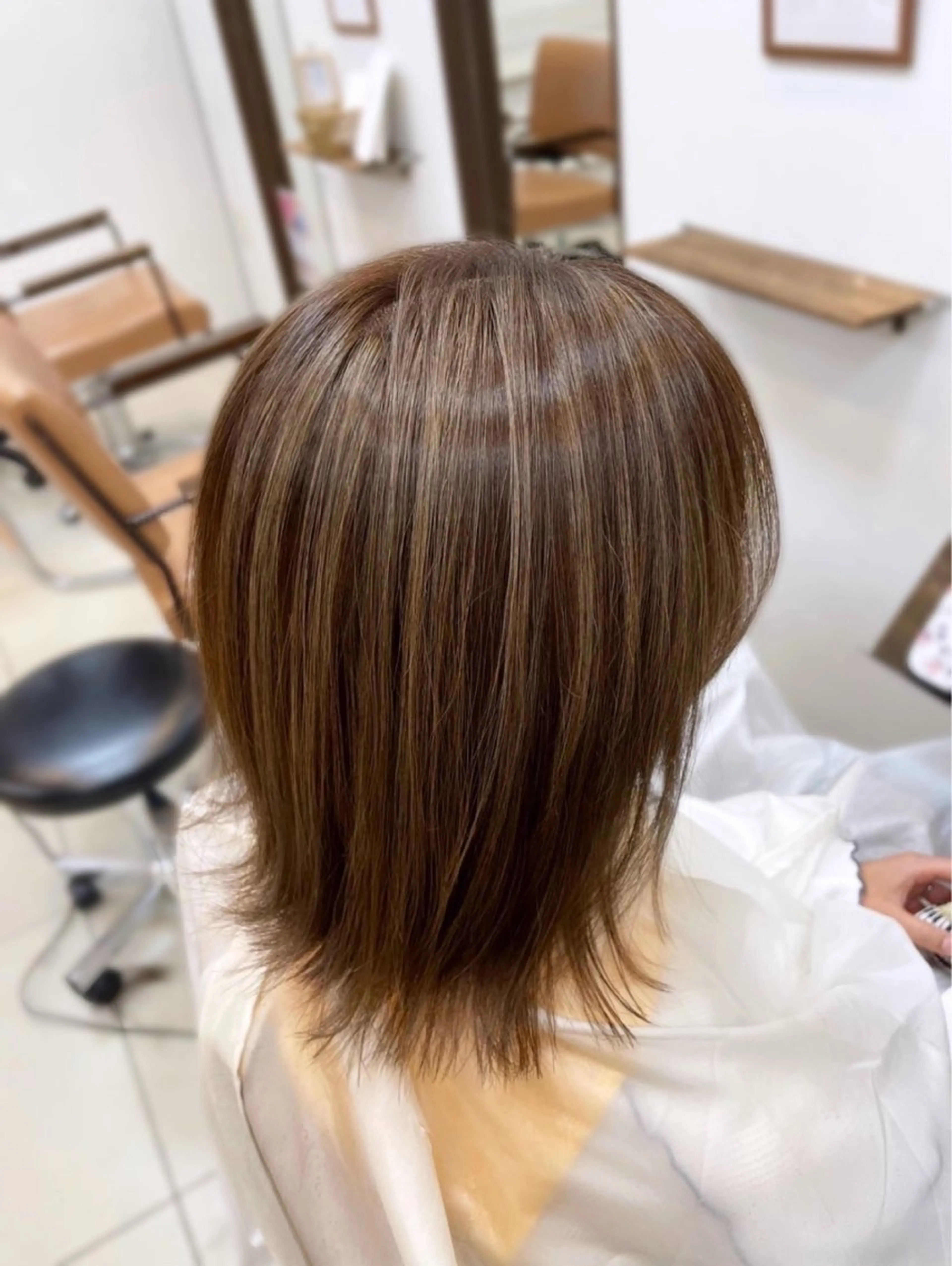 ハイライトorグラデーションカラー＋バイカルテトリートメントの写真