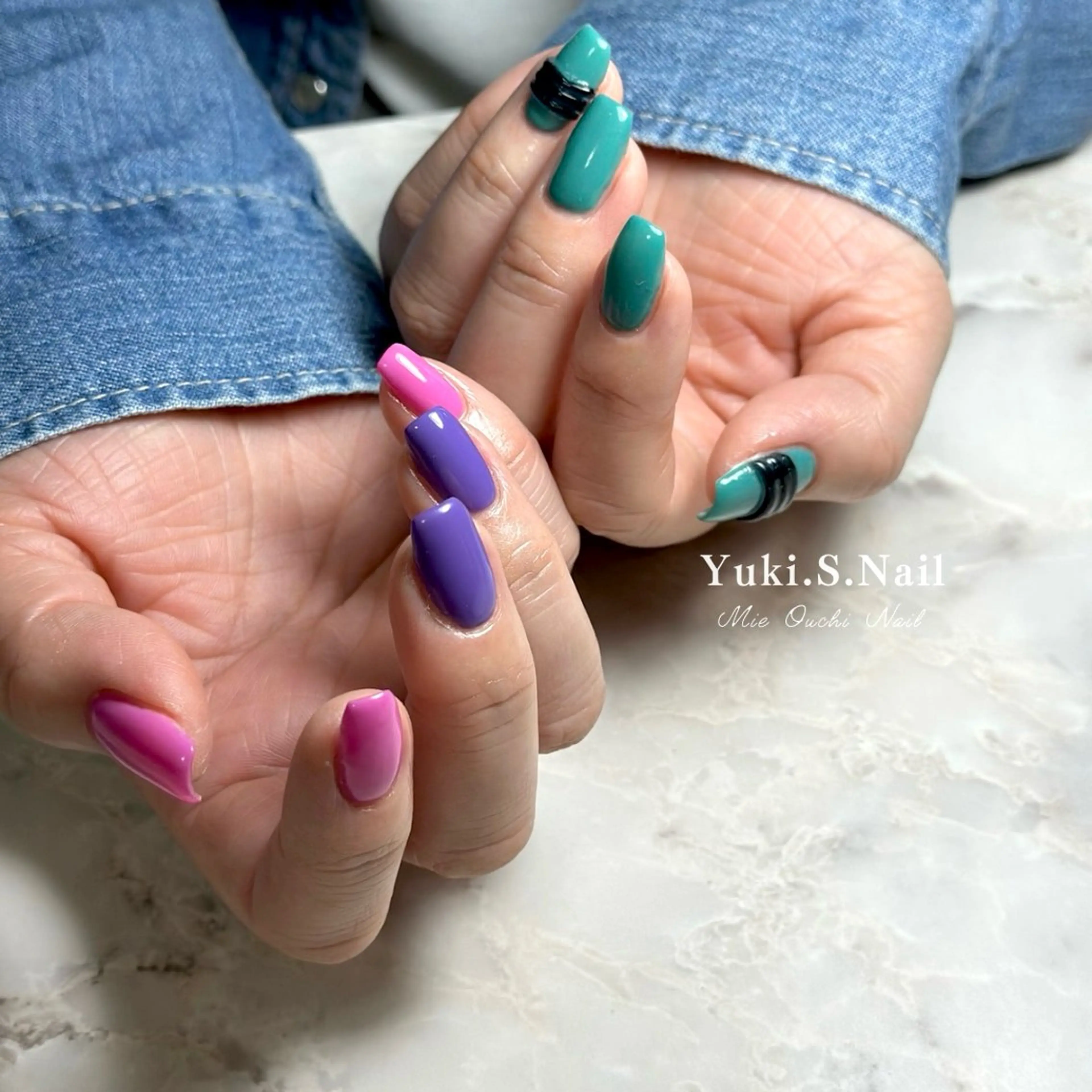 ショート ハンドネイル Yuki S.Nailのネイルデザイン