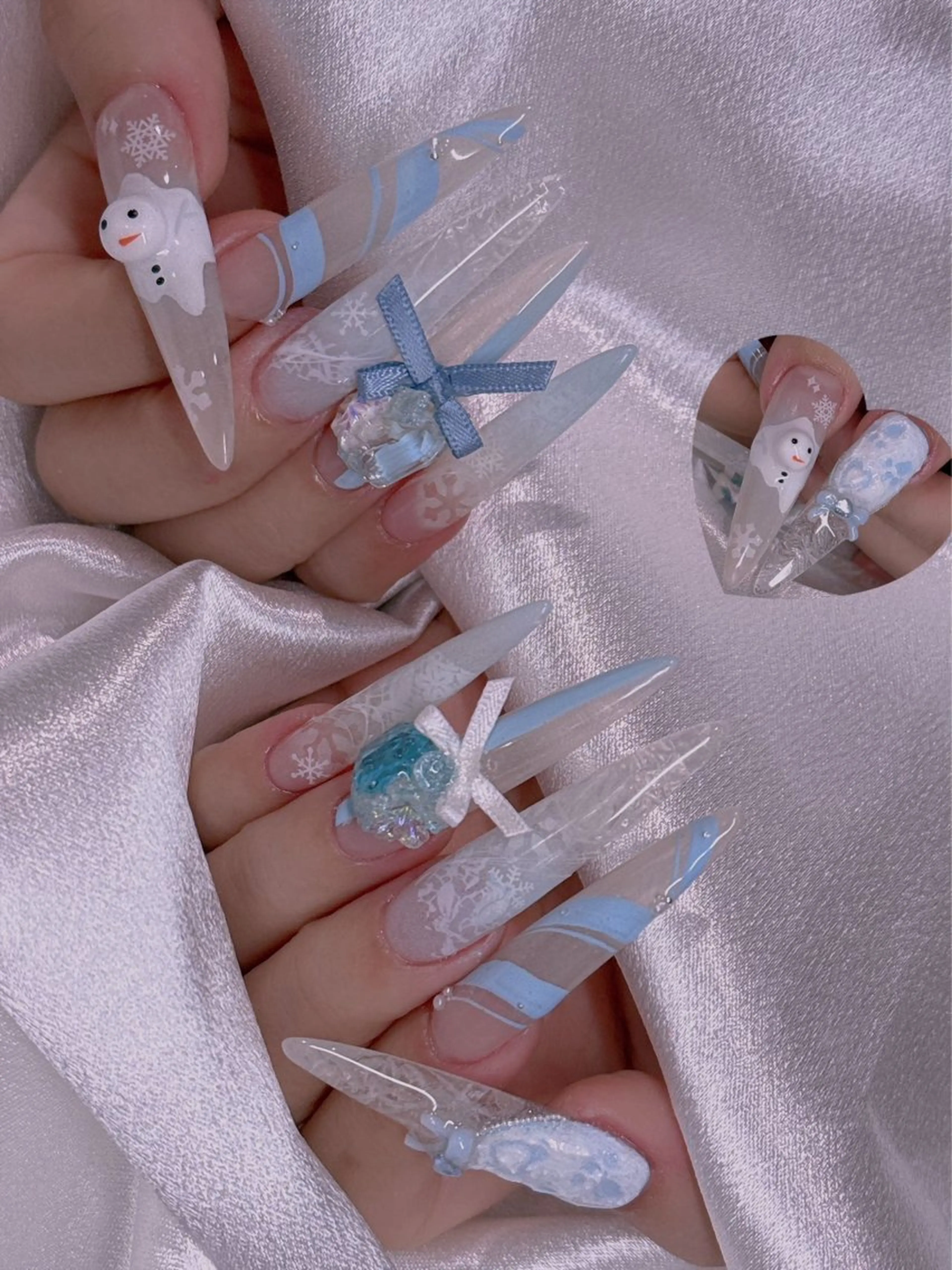 ネイル チークネイル クリアネイル フレンチネイル ハート 韓国ネイル 美爪パラジェル導入店 Sunnilyのネイルデザイン